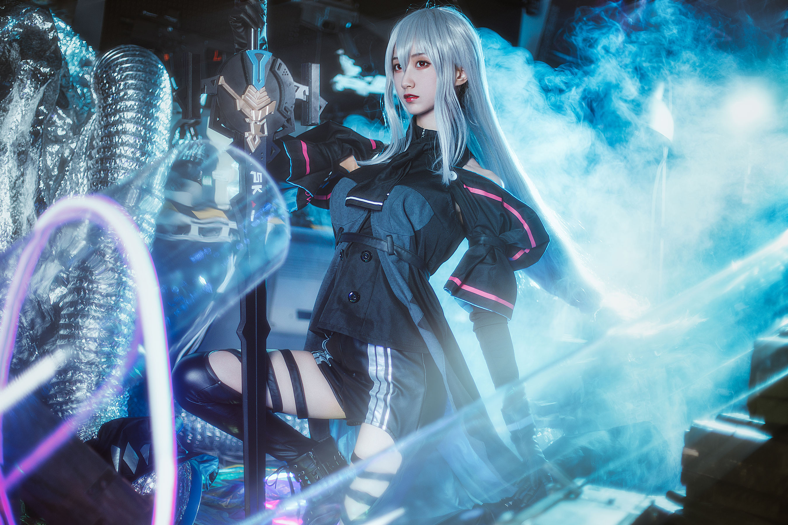 萌系小姐姐木绵绵OwO – 斯卡蒂 Cosplay-第13张