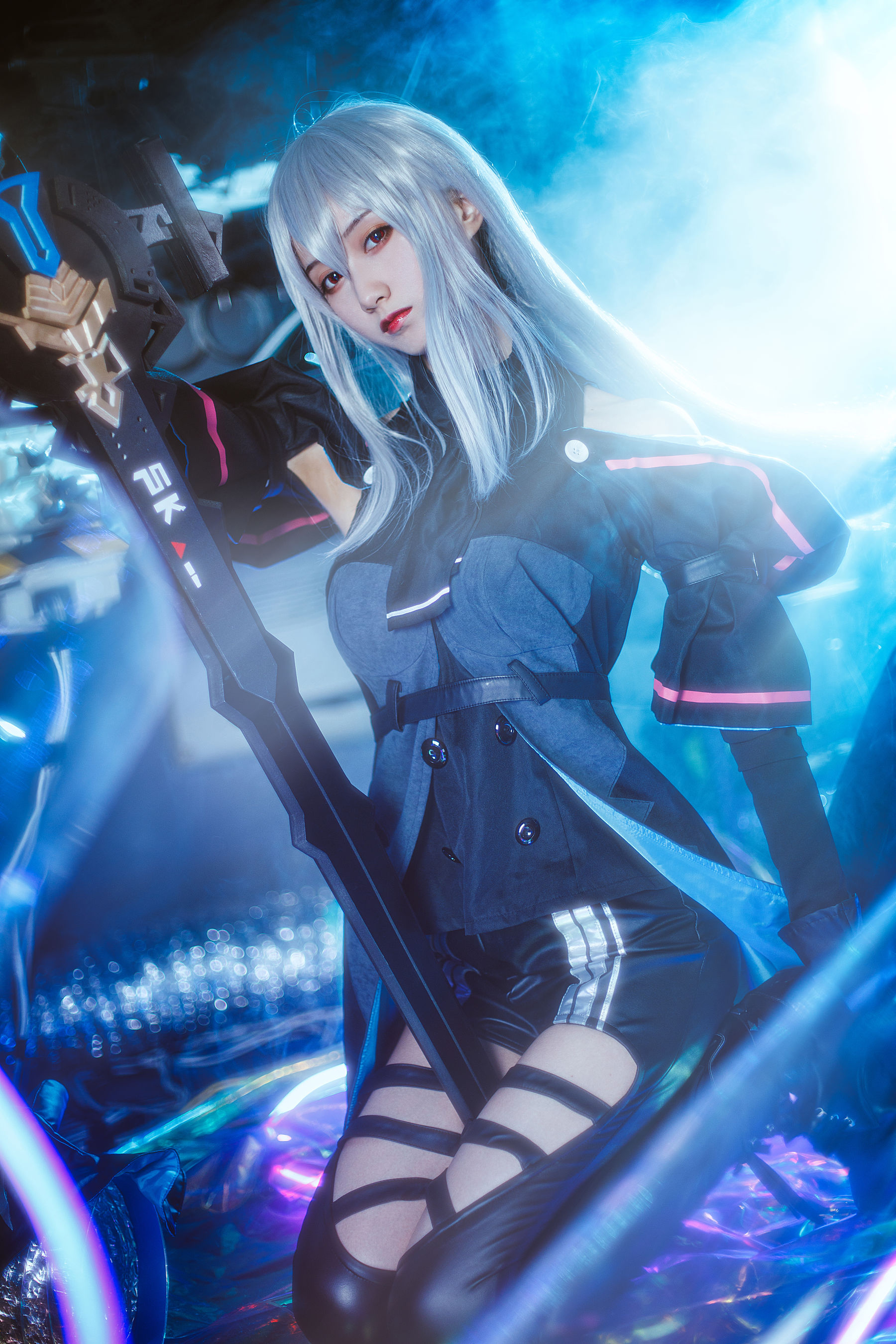 萌系小姐姐木绵绵OwO – 斯卡蒂 Cosplay-第14张