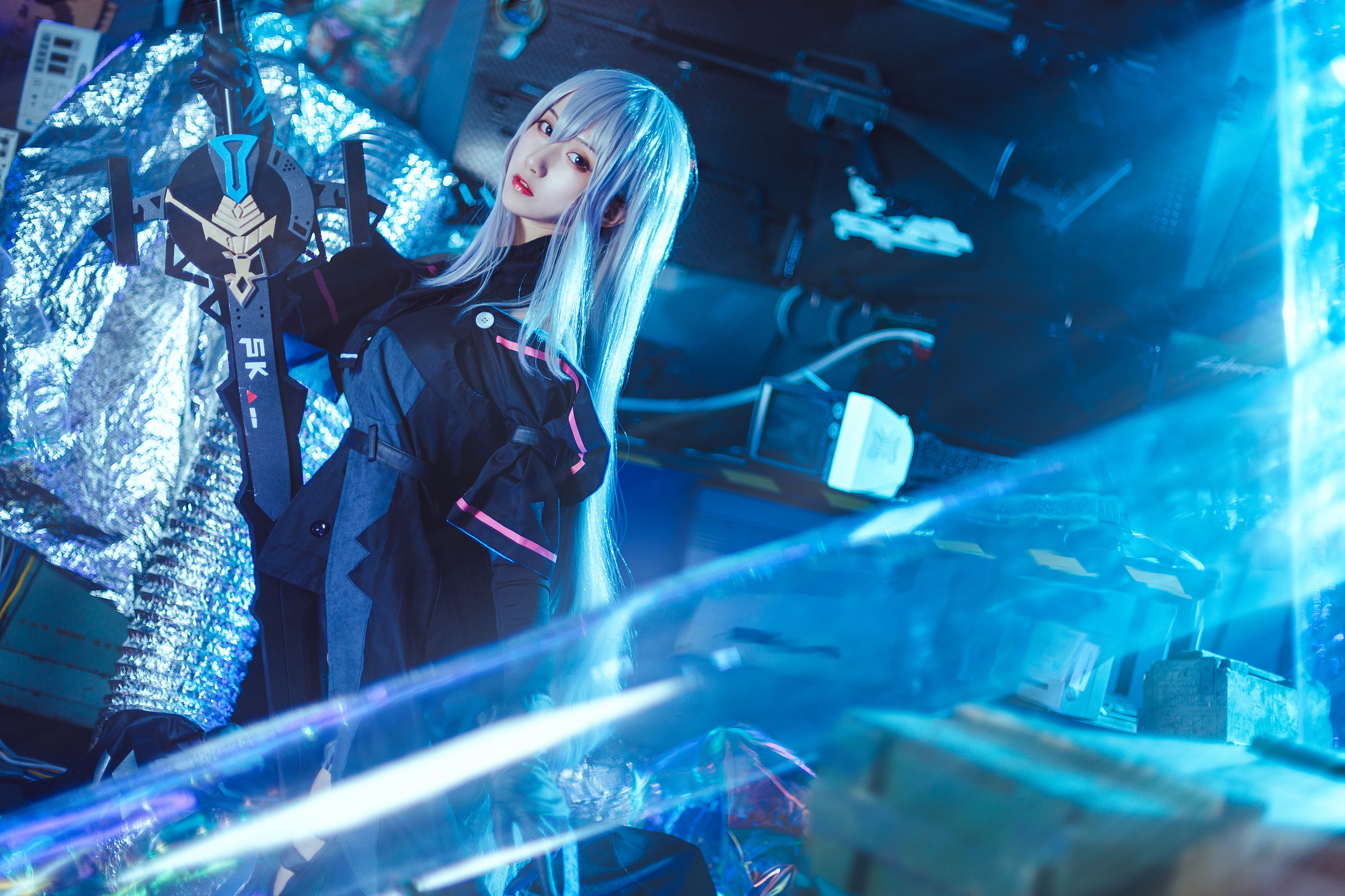 萌系小姐姐木绵绵OwO – 斯卡蒂 Cosplay-第15张