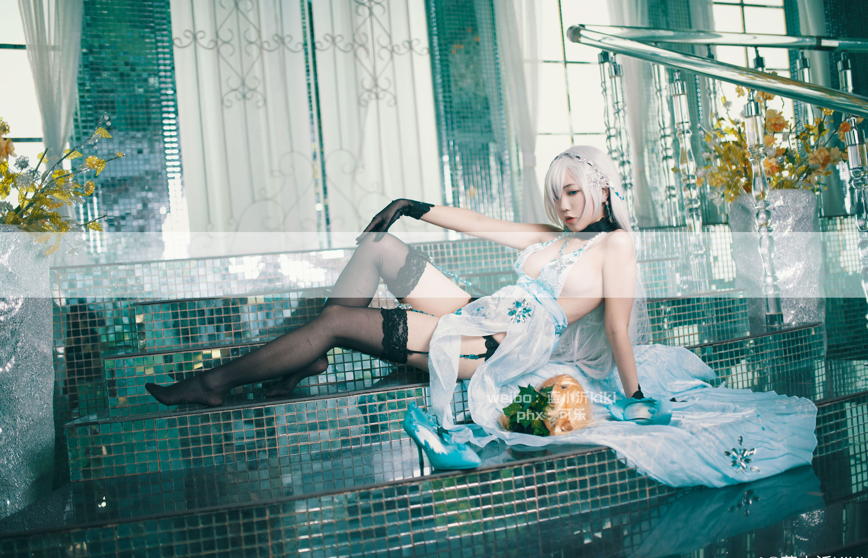 微博萌妹蓝小沂KiKi – 安娜斯塔西娅同人cos Cosplay-第1张
