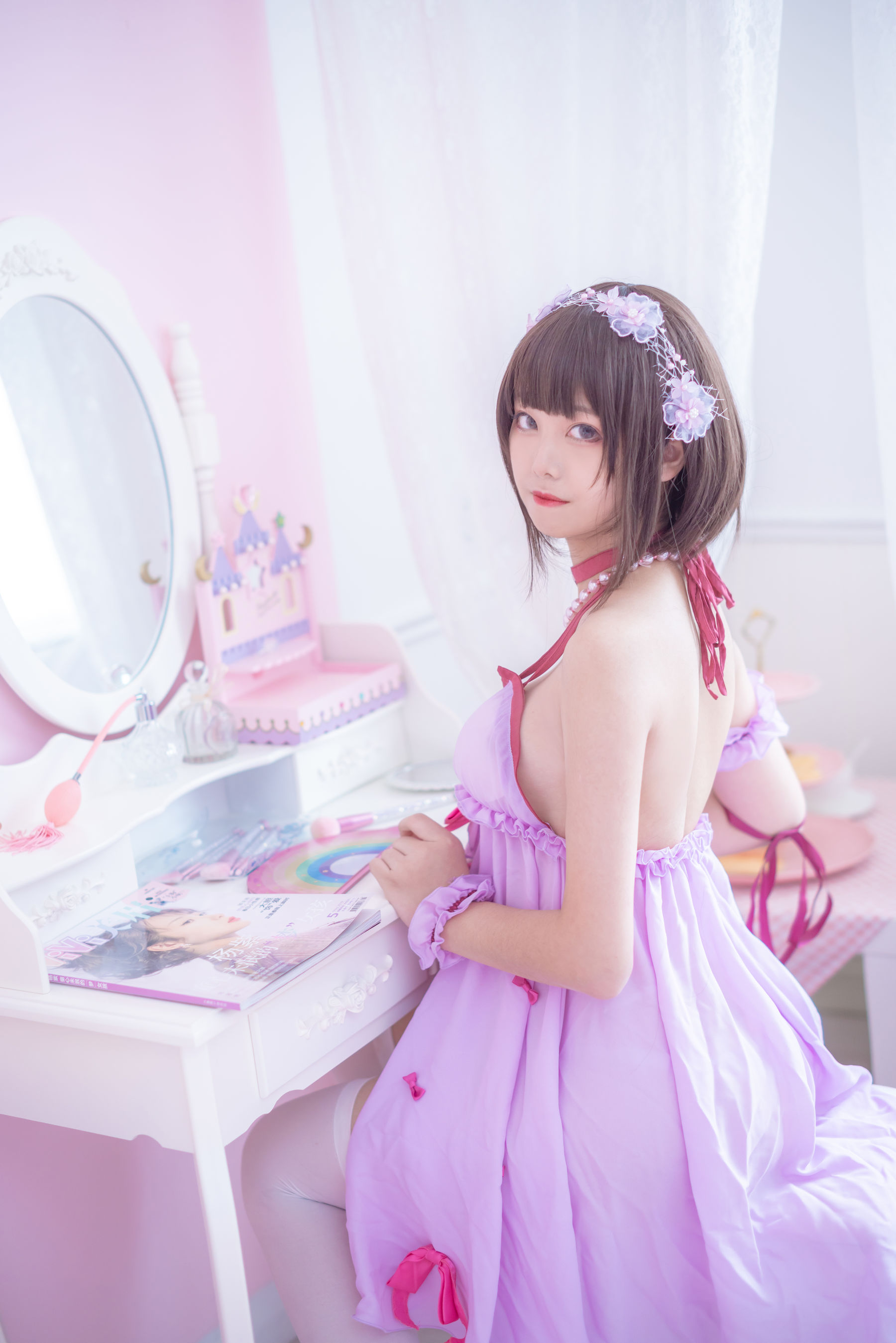 萌系小姐姐蜜汁猫裘 加藤惠睡衣 Cosplay-第1张