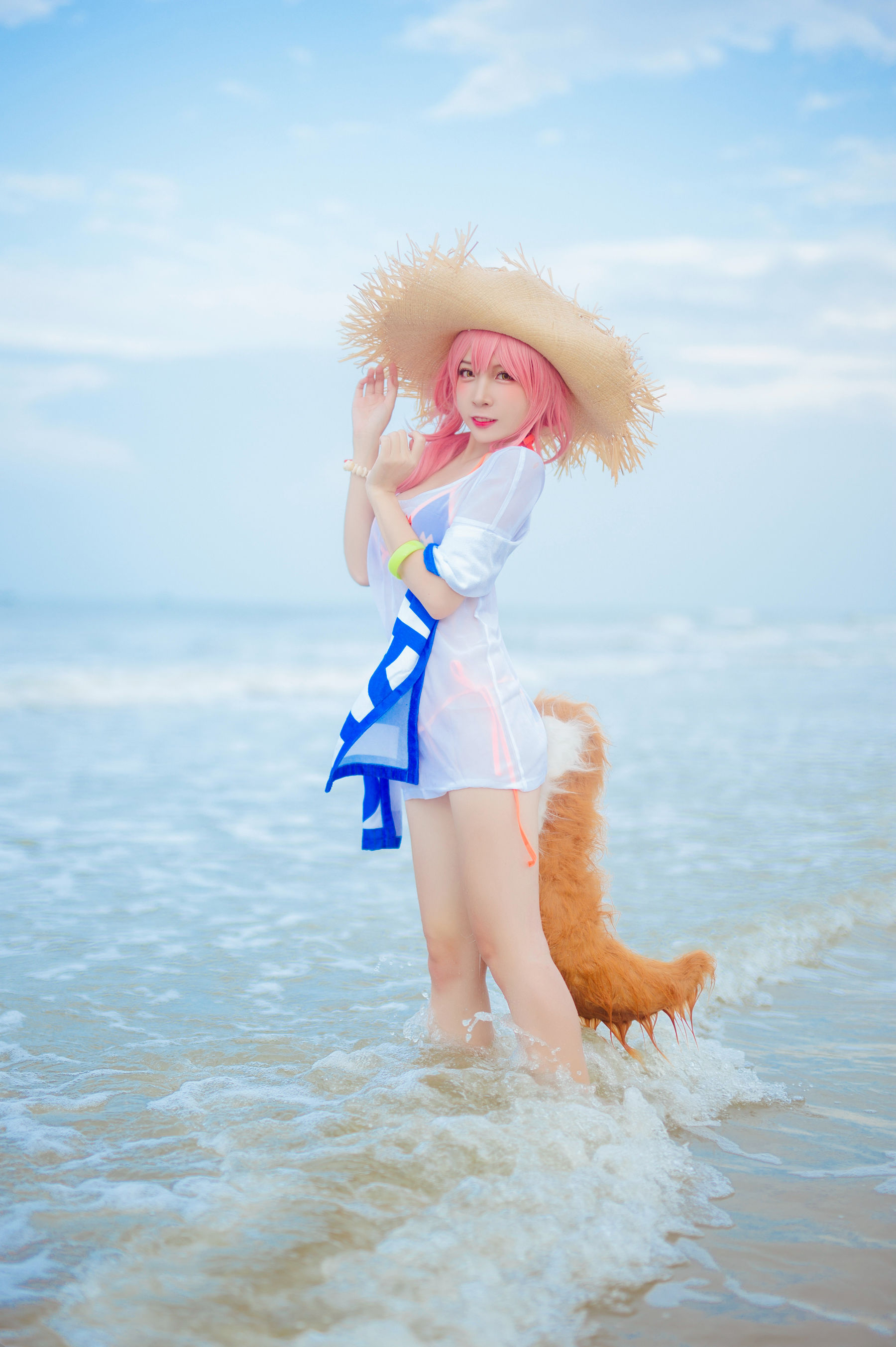 人气Coser二佐Nisa – 玉藻前 Cosplay-第3张