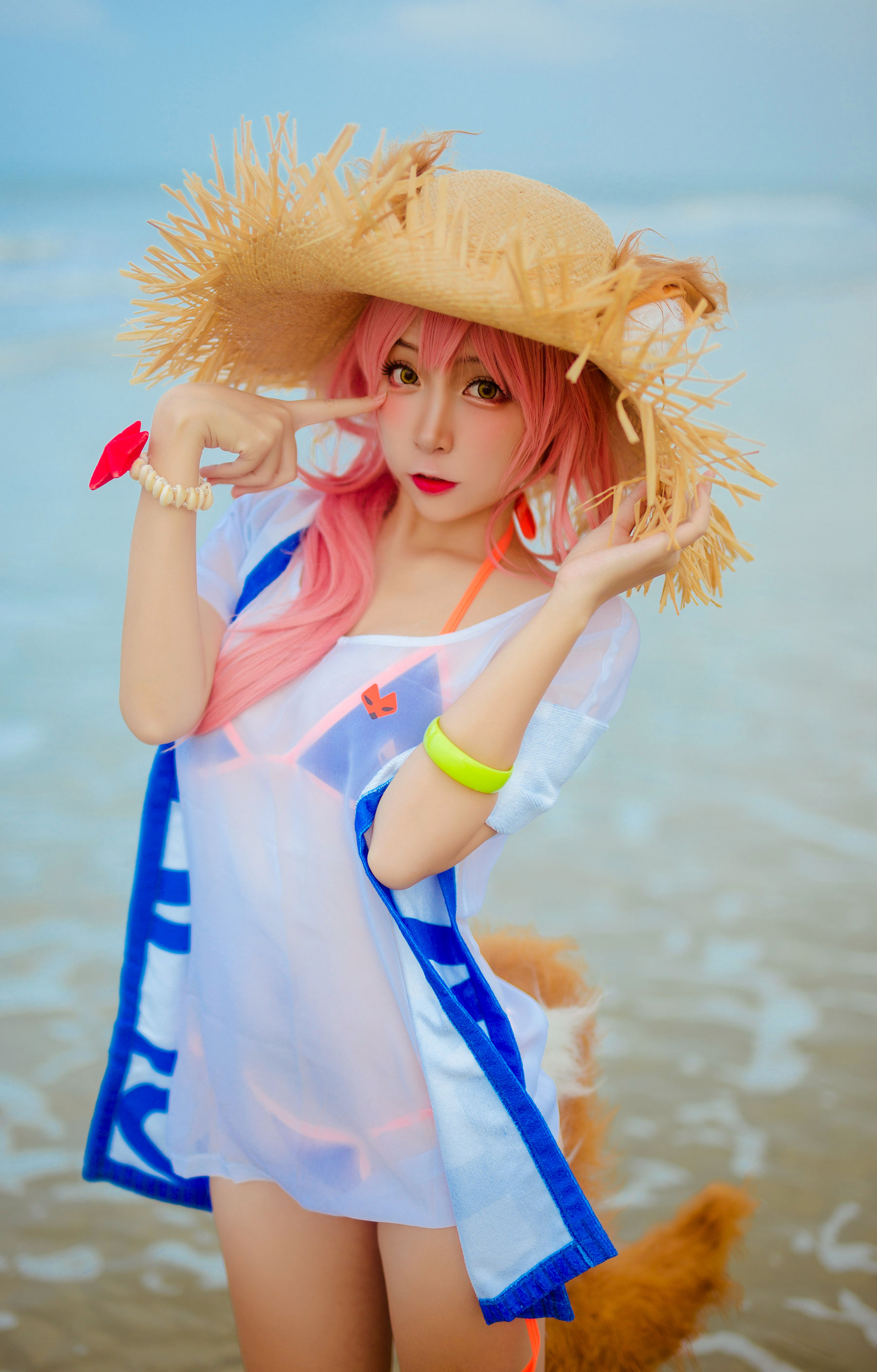 人气Coser二佐Nisa – 玉藻前 Cosplay-第5张