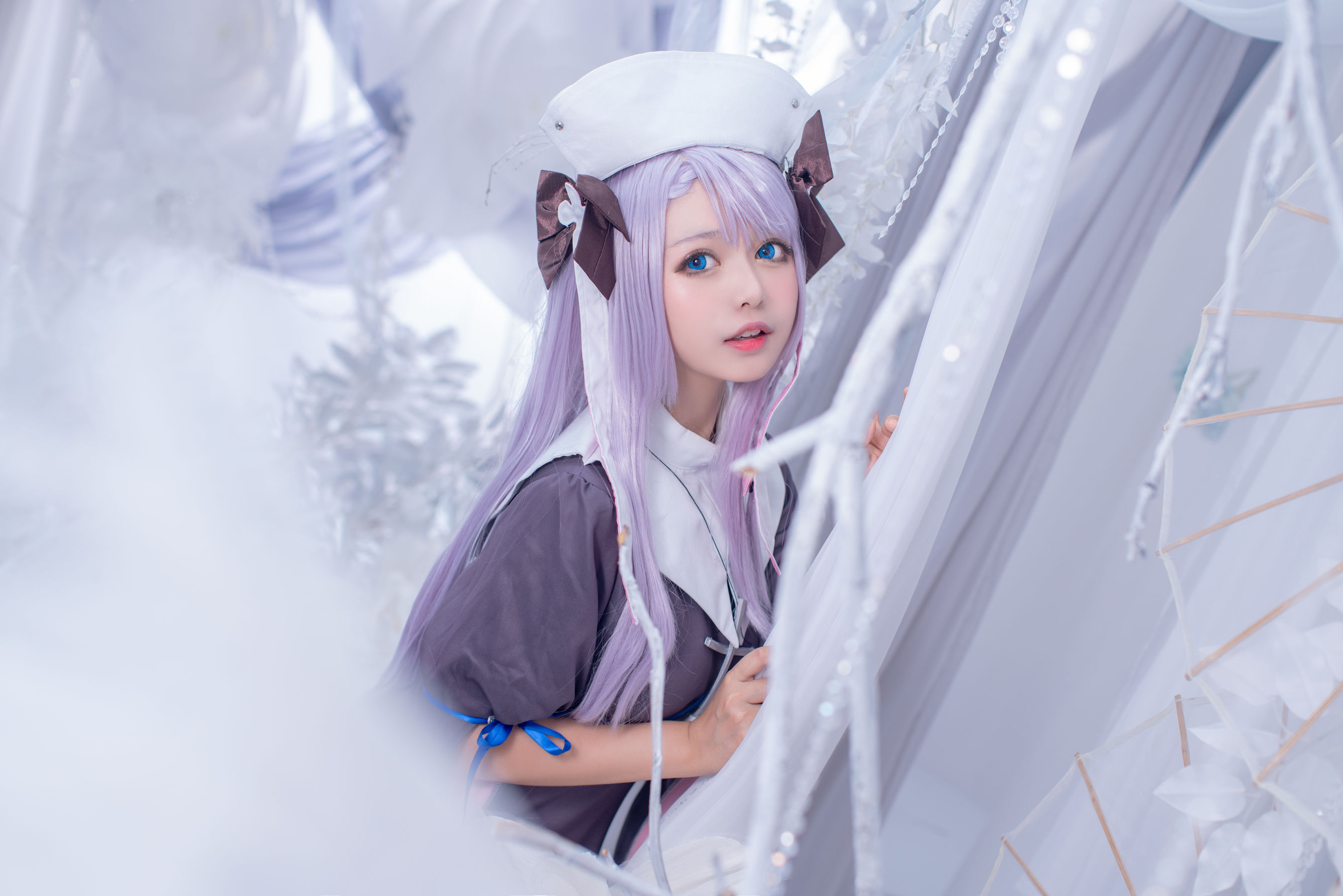 大眼萌妹黑猫猫OvO – 女灶神 Cosplay-第1张