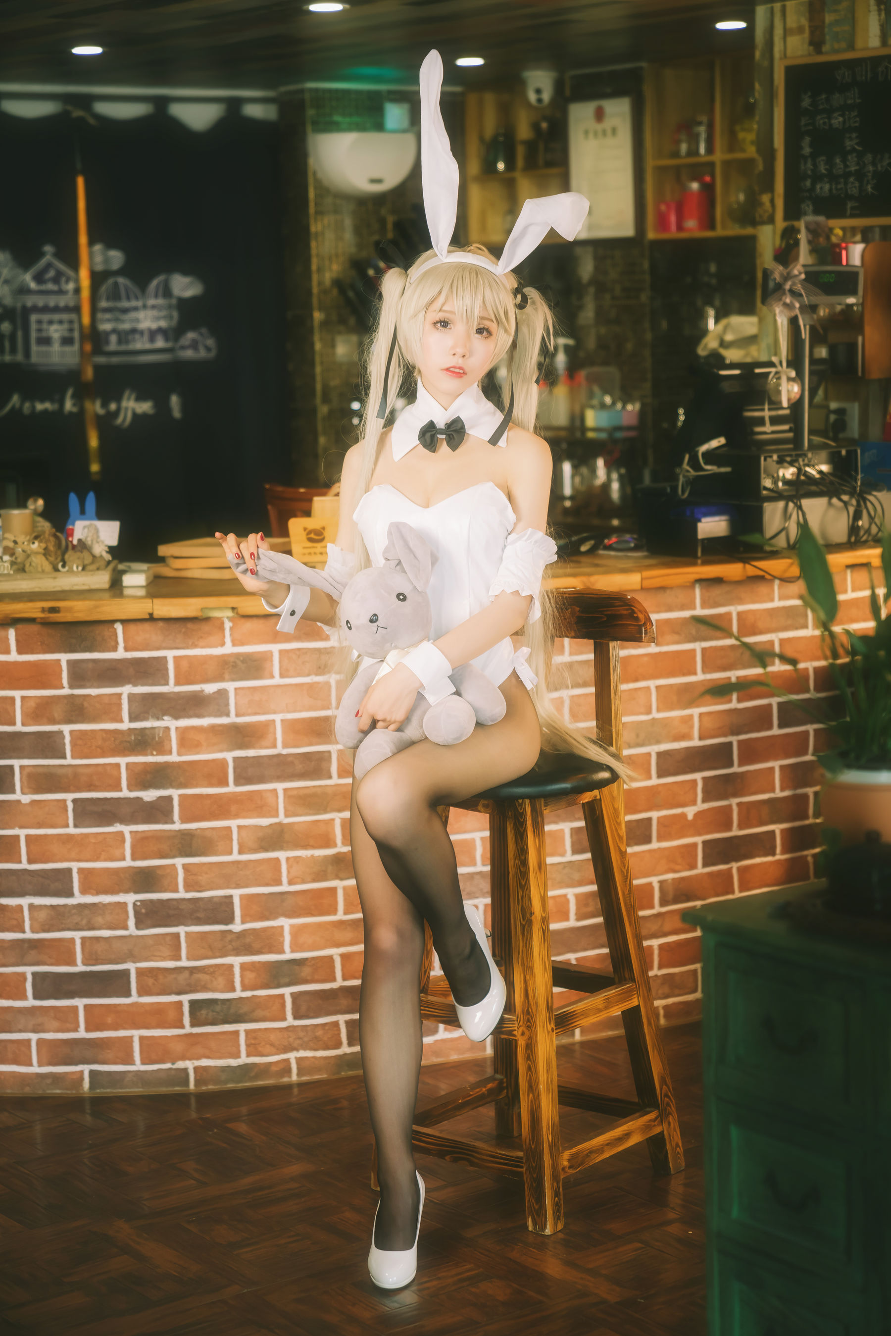 [Cosplay写真] 动漫博主水淼aqua – 穹妹兔女郎 Cosplay-第5张
