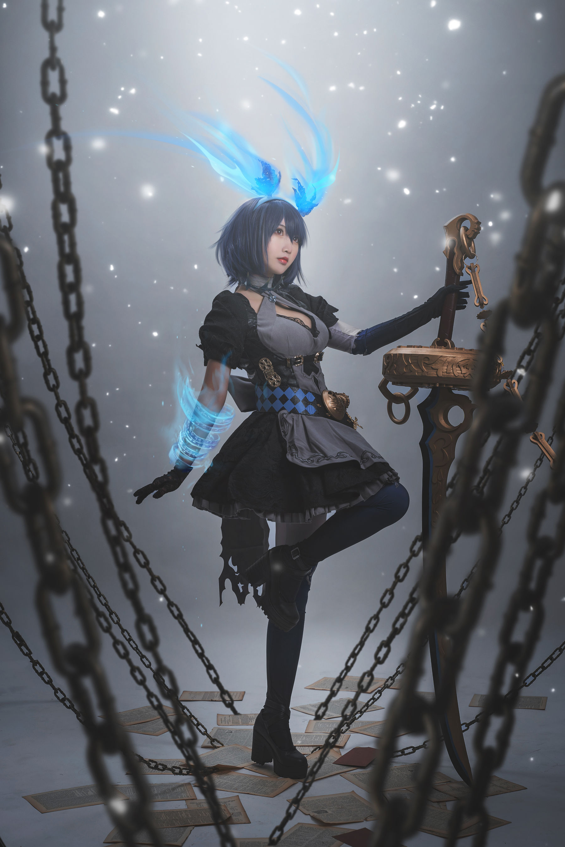 可爱人气Coser面饼仙儿 – 爱丽丝 Cosplay-第18张