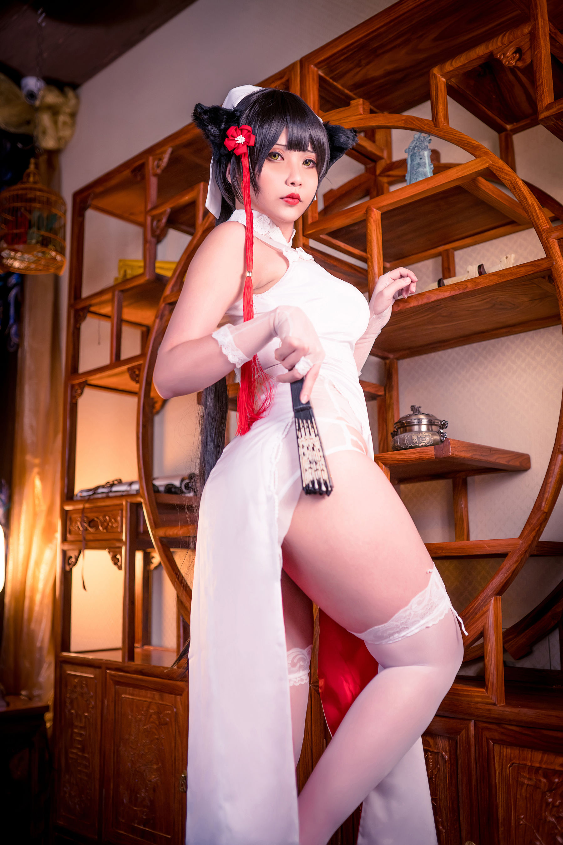 越裔正妹Hana bunny – Azurlane Takao Cosplay-第3张