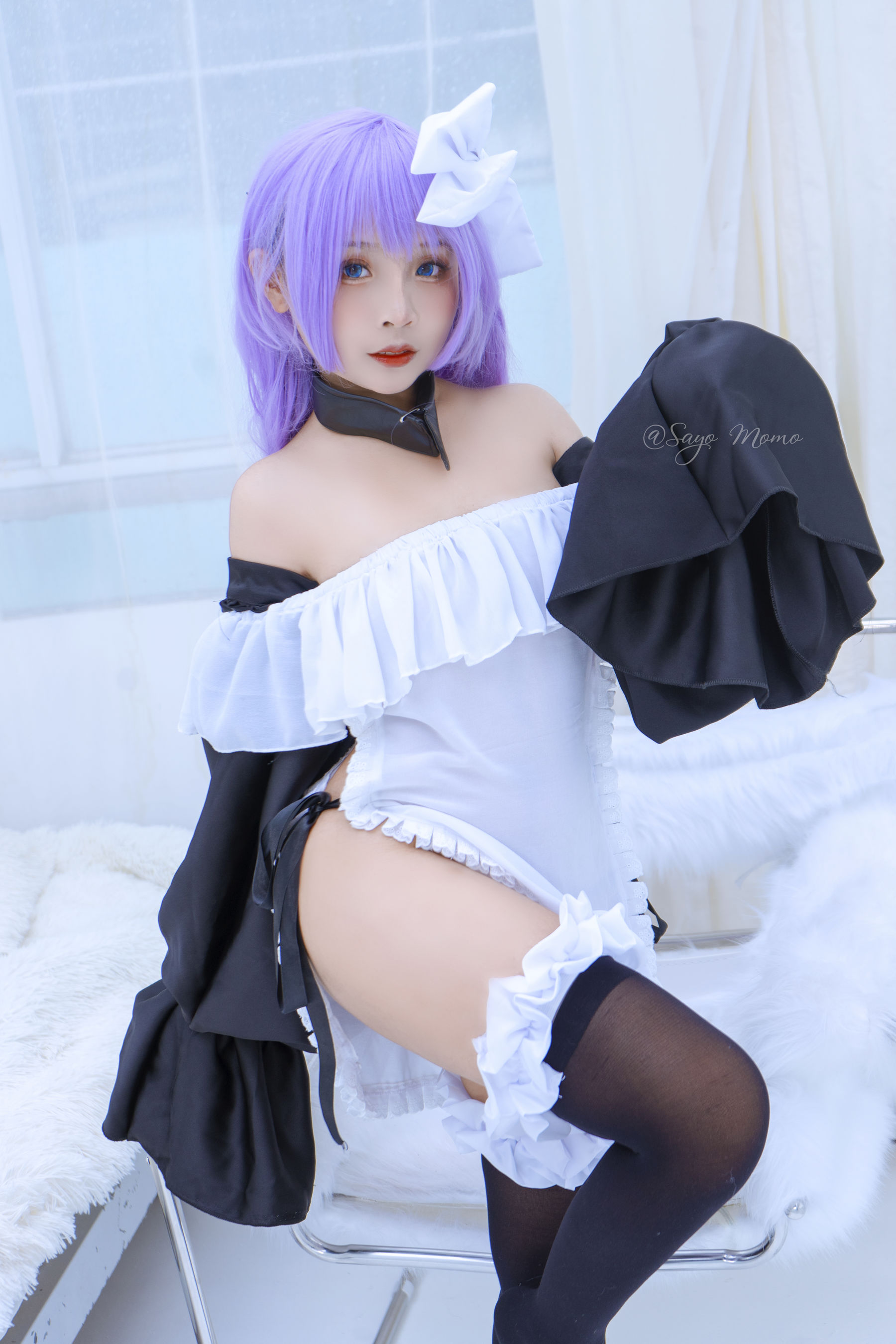 Sayo Momo – FGO Meltryllis Maid Art Ver Cosplay-第1张
