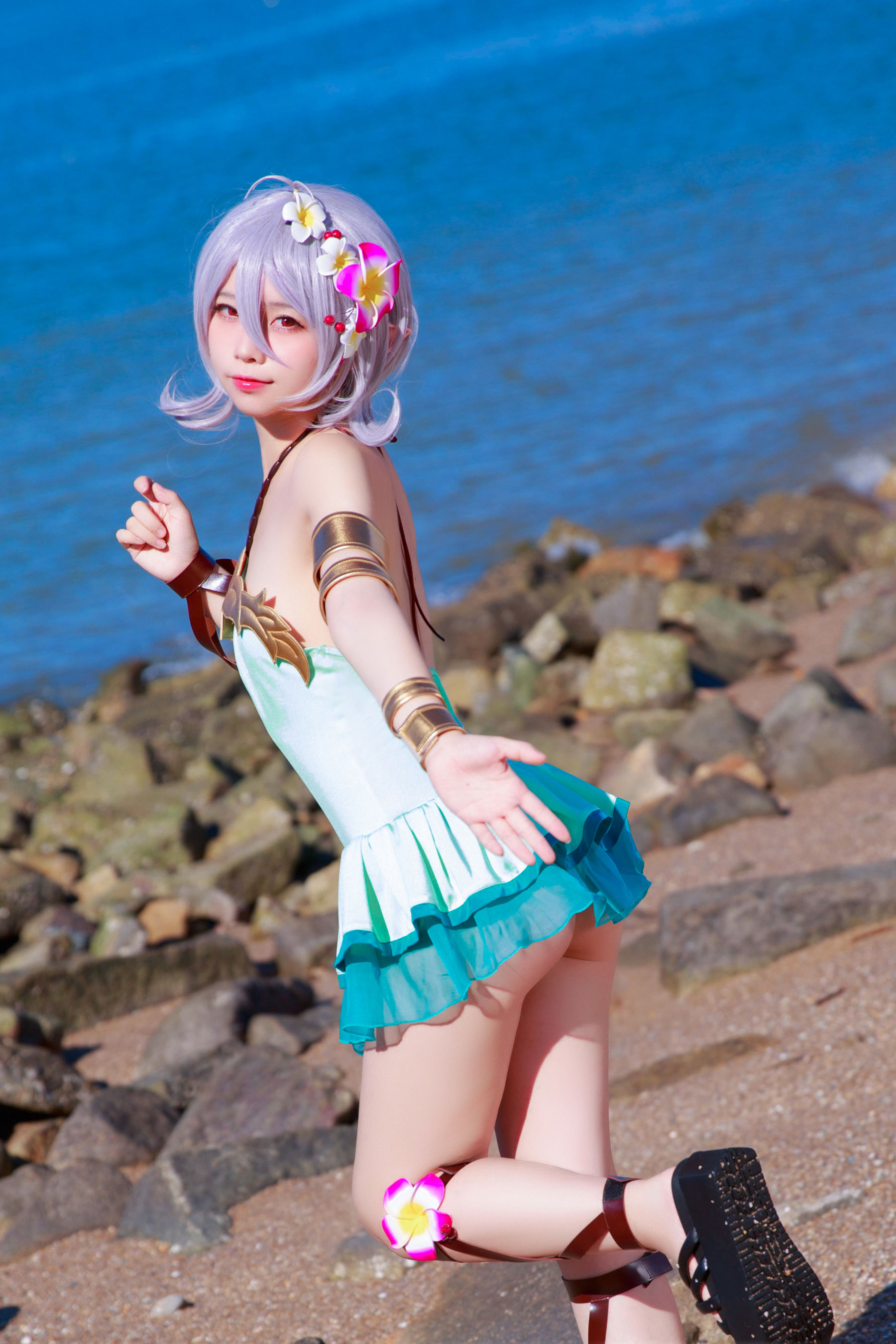 动漫博主G44不会受伤 – 可可萝 泳衣 Cosplay-第6张