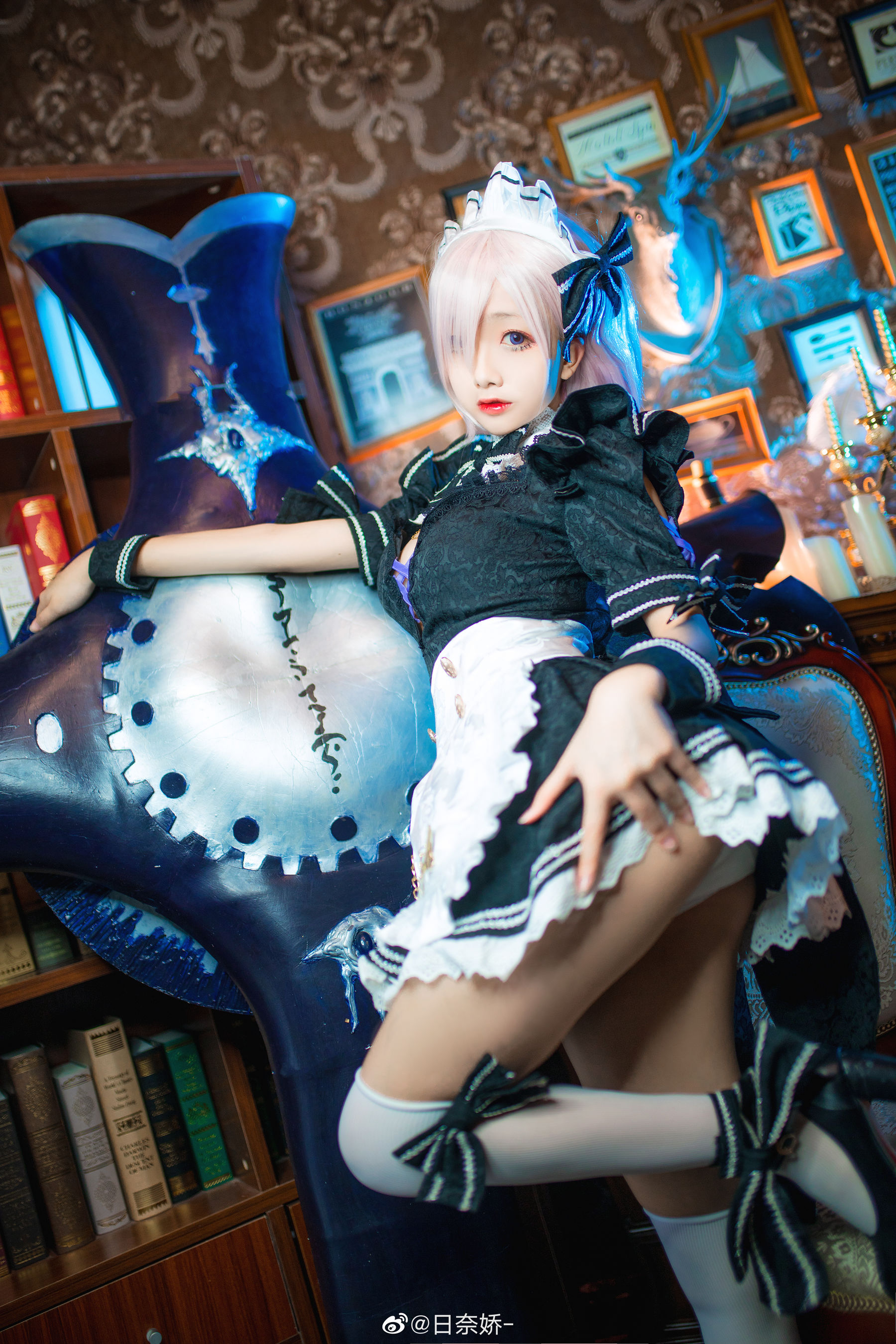 日奈娇 – 玛修+马戏团+女仆 Cosplay-第4张