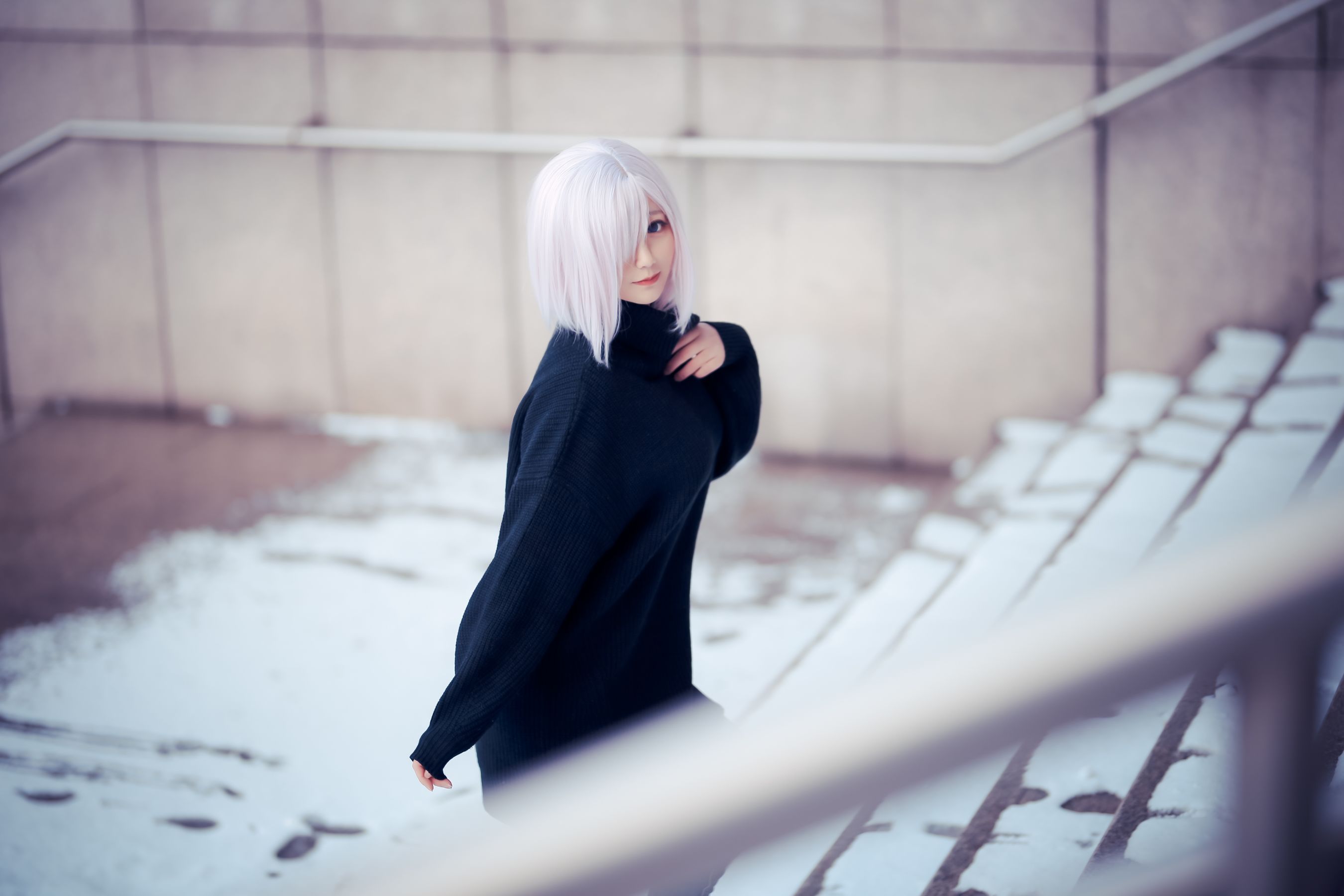 动漫博主弦音sic – 玛修 C93同人毛衣 Cosplay-第1张