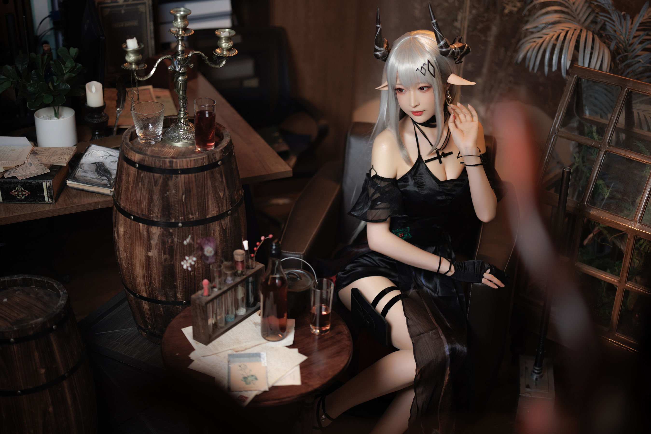 Coser小姐姐南宫 – 泥岩 礼服 Cosplay-第4张
