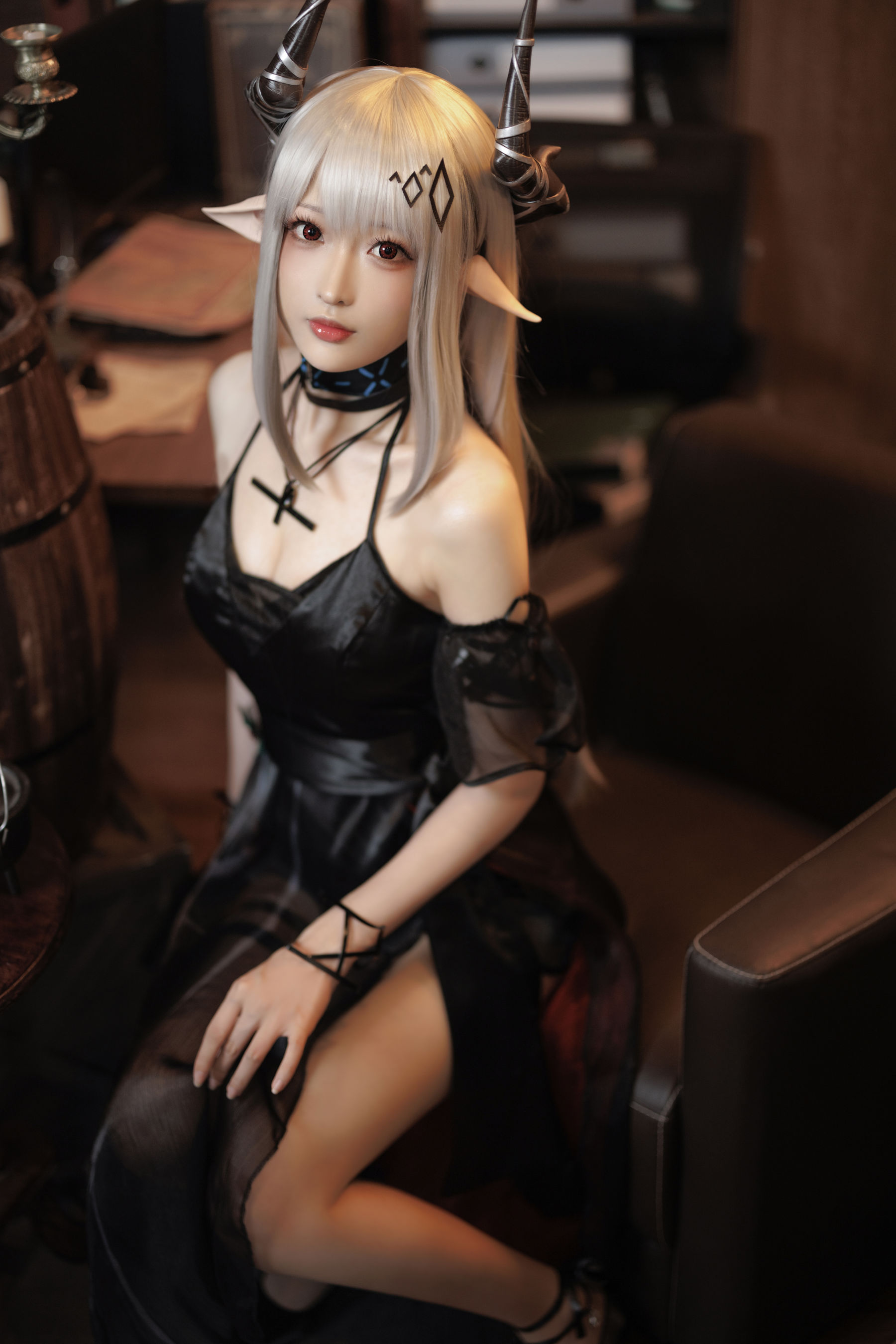 Coser小姐姐南宫 – 泥岩 礼服 Cosplay-第18张