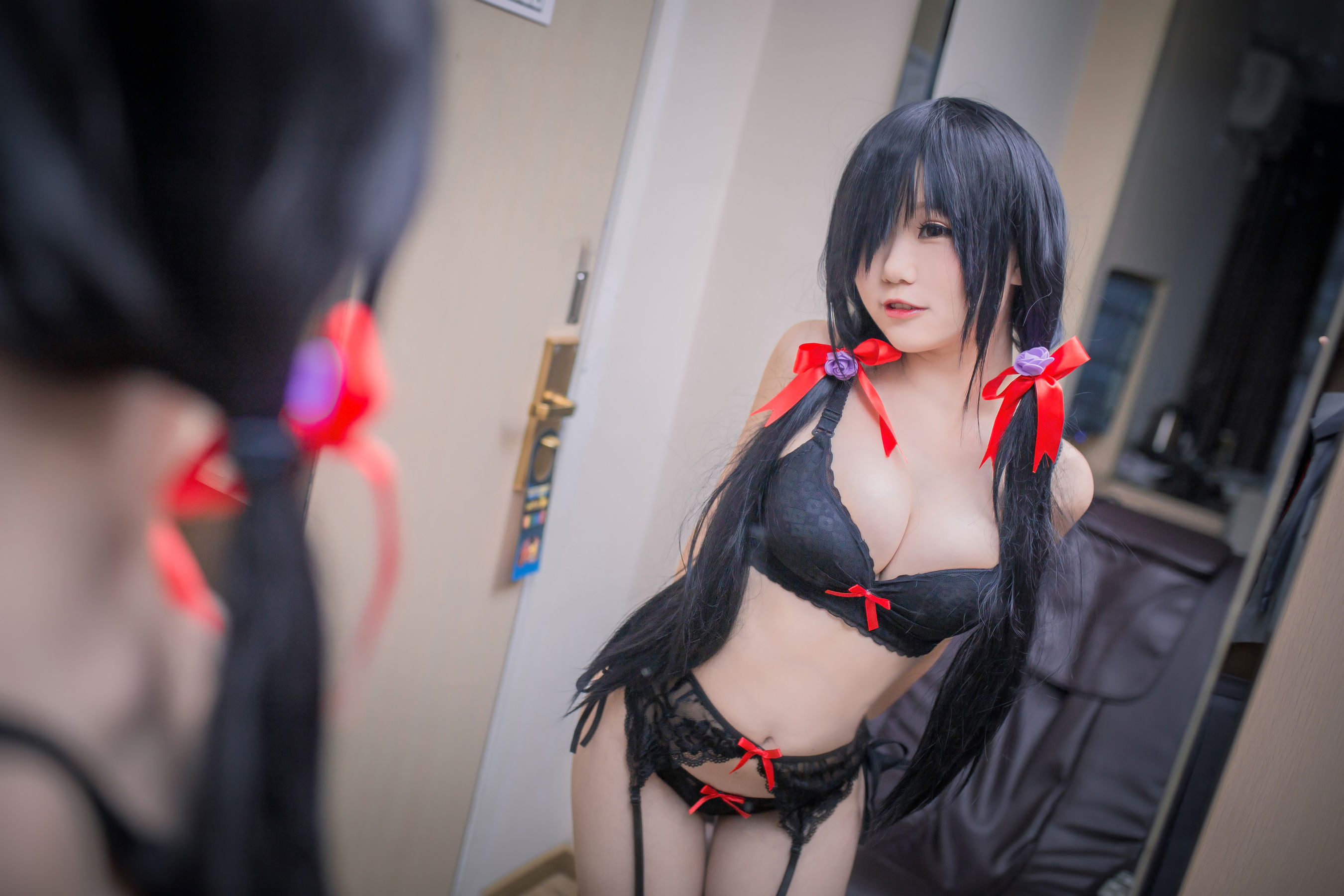 [萝莉COS] Yoko宅夏《狂三内衣》 Cosplay-第4张