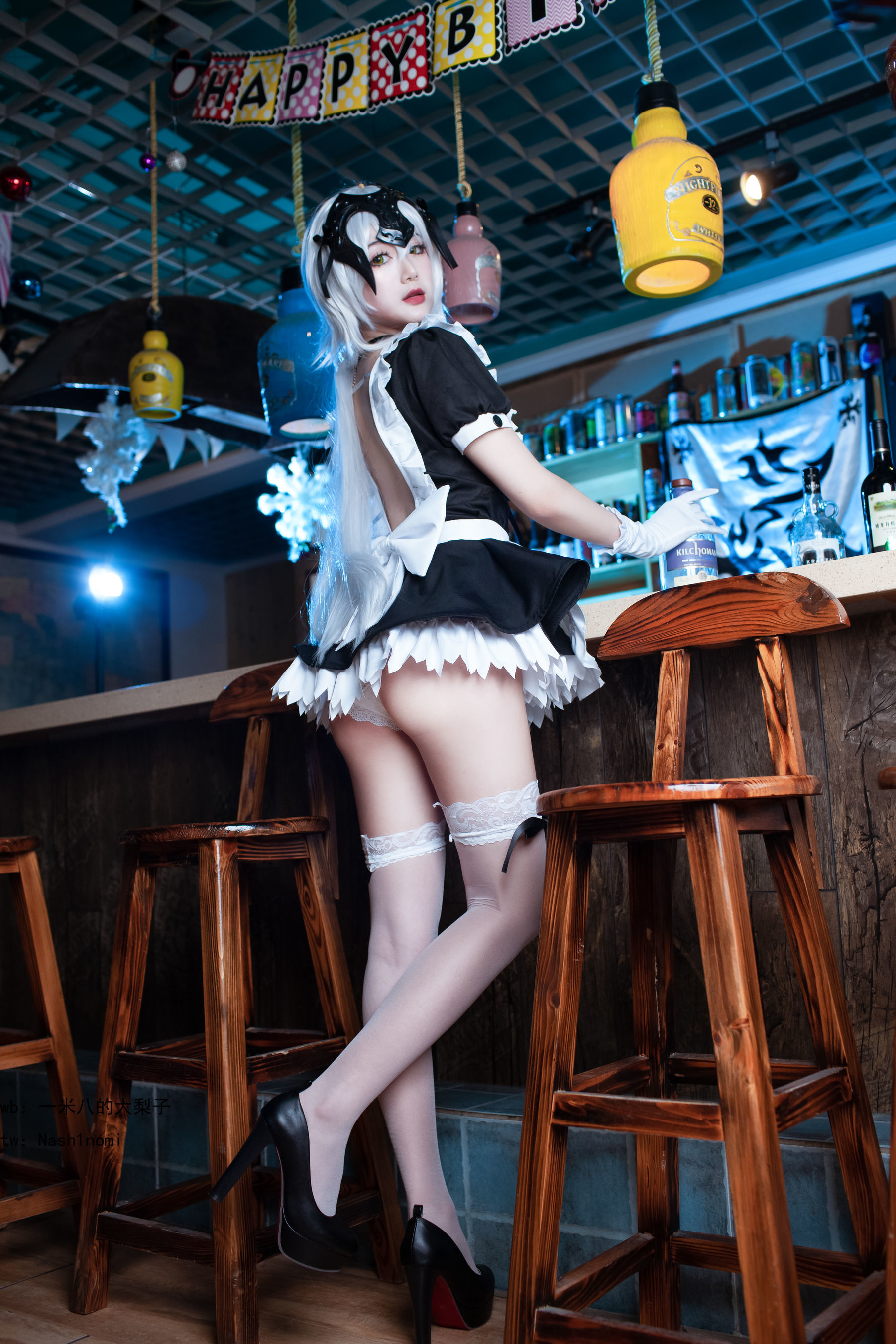 一米八的大梨子 黑贞GK手办女仆 Cosplay-第6张