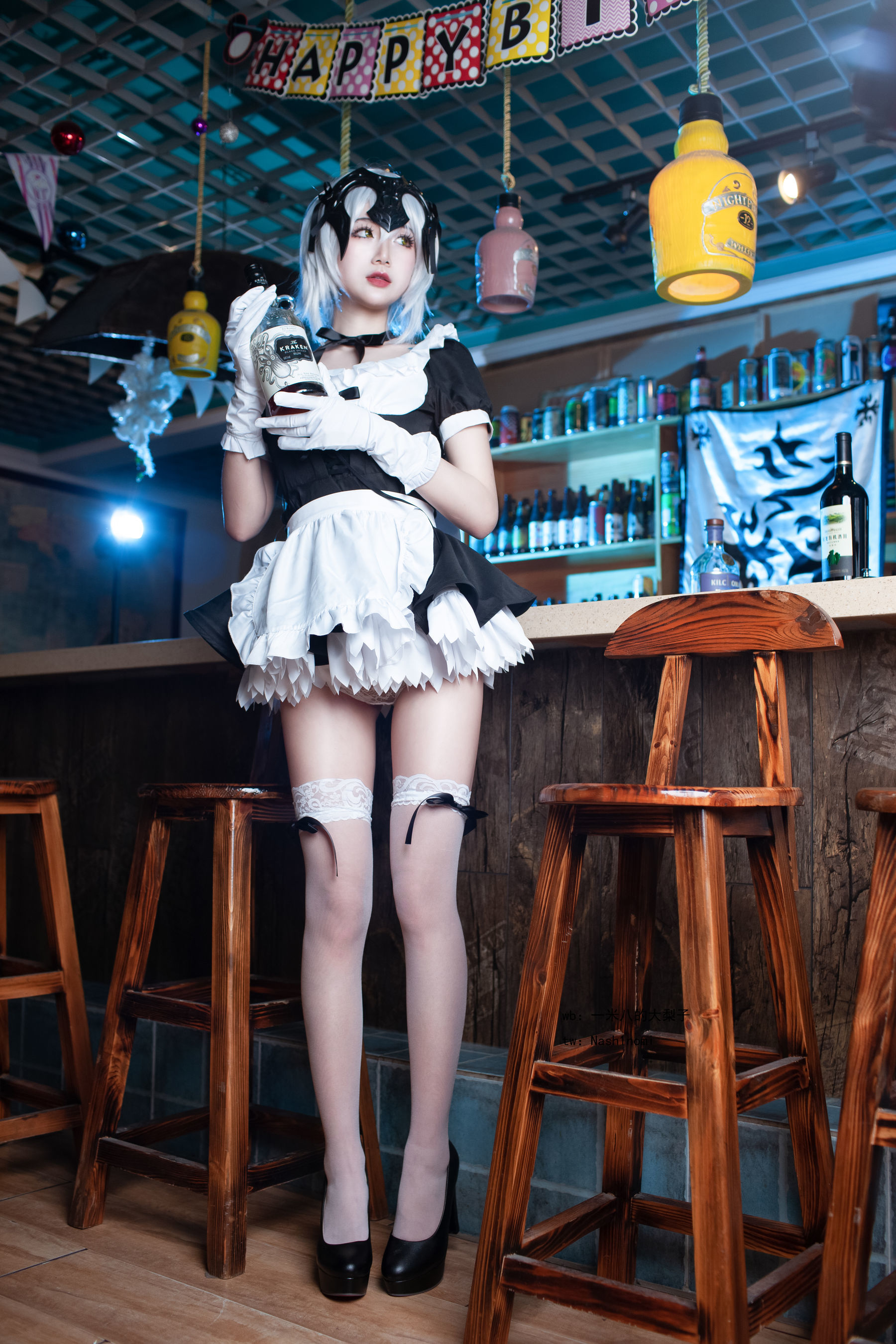 一米八的大梨子 黑贞GK手办女仆 Cosplay-第7张