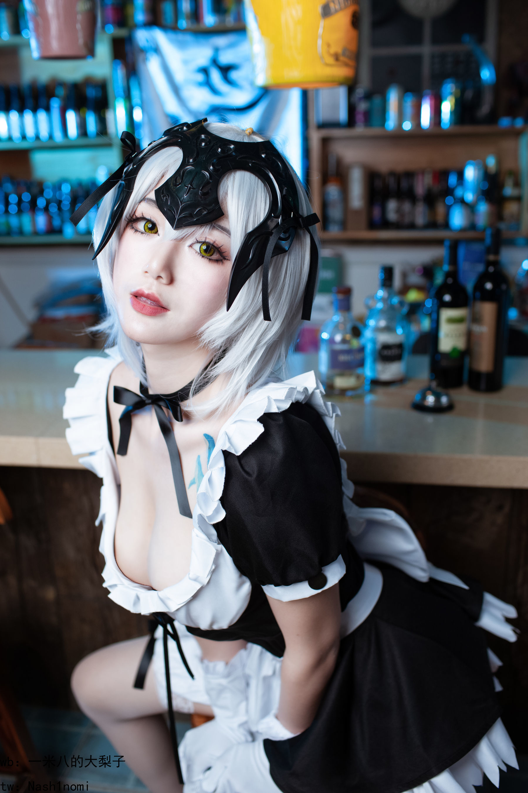 一米八的大梨子 黑贞GK手办女仆 Cosplay-第29张