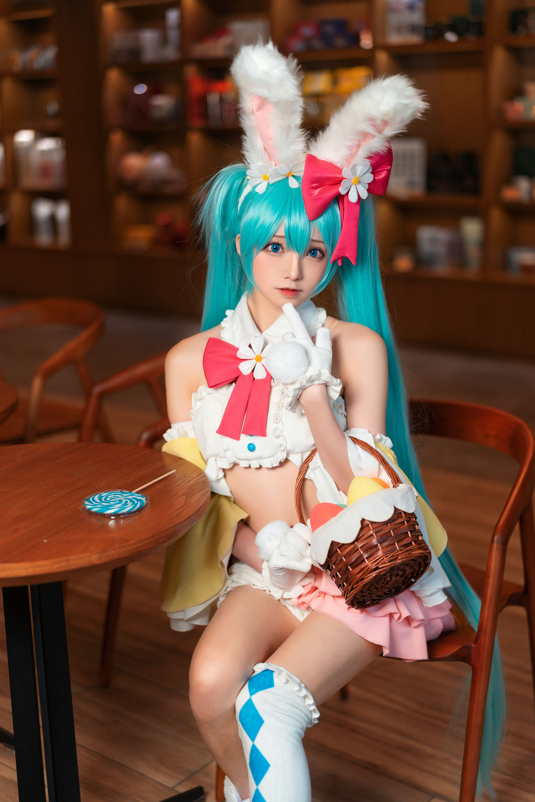 动漫博主Kitaro_绮太郎 – 初音兔女郎 Cosplay-第1张
