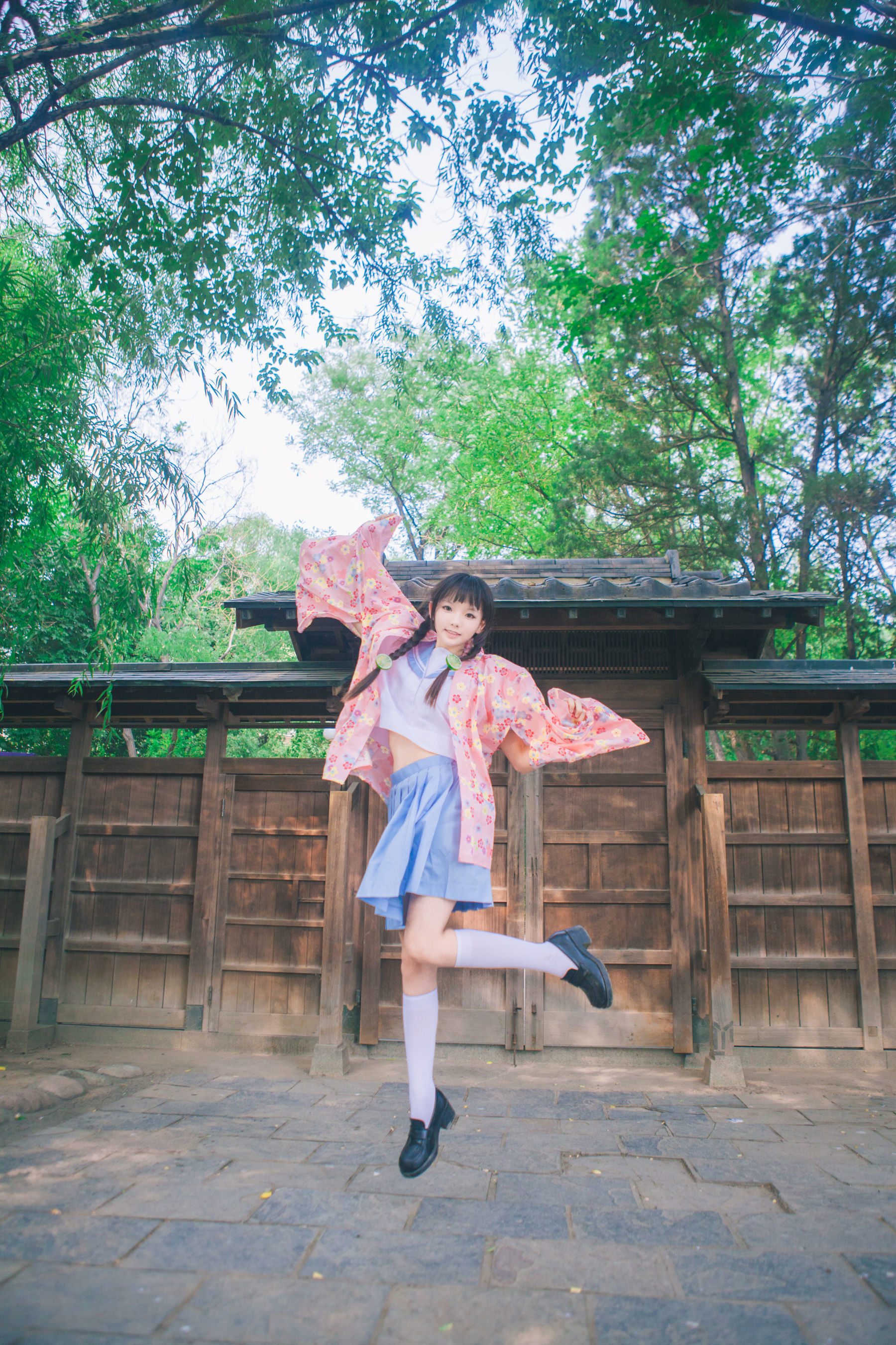 可爱妹妹樱群 和服 Cosplay-第5张