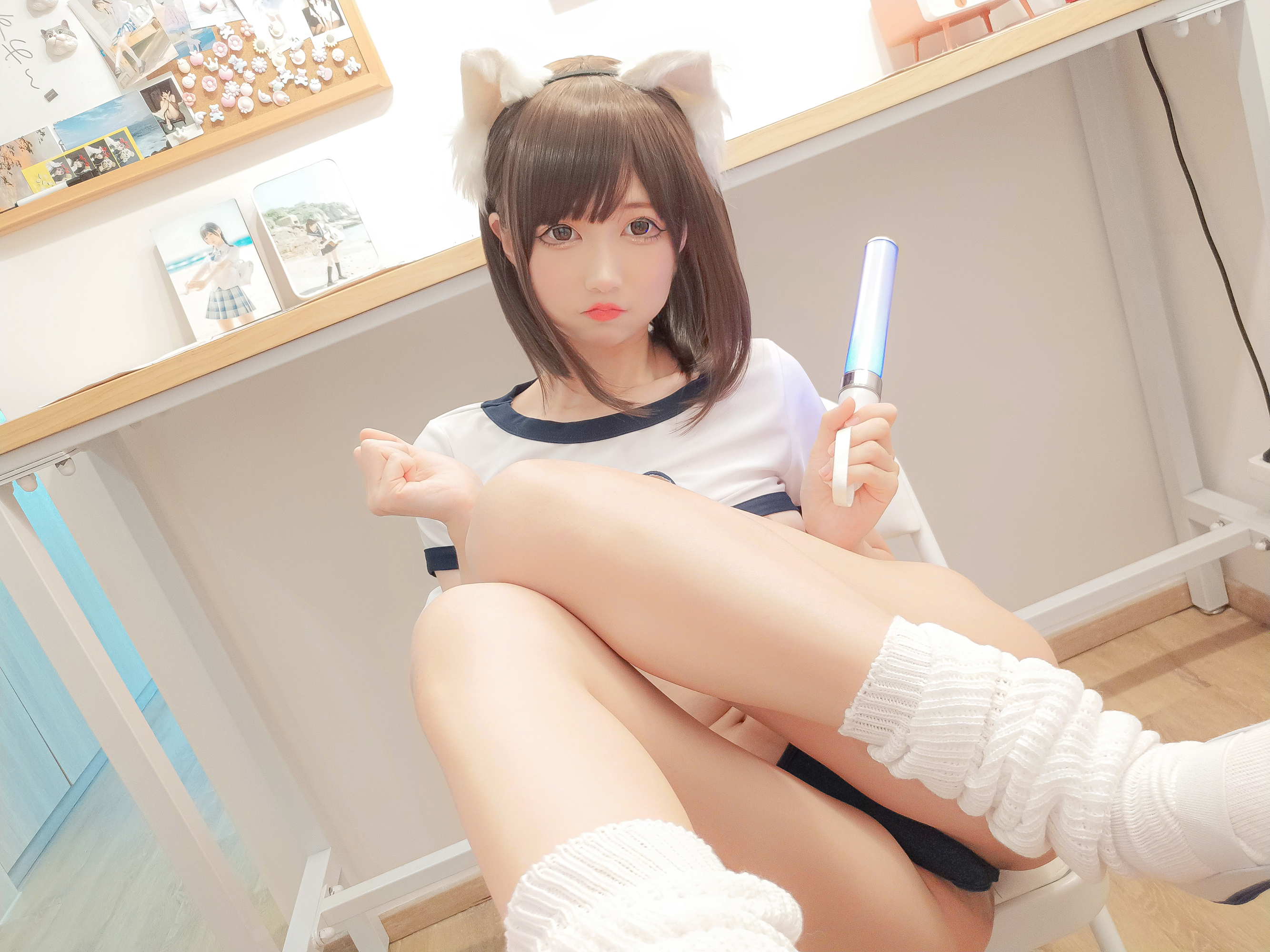 NAGISA魔物喵 – 猫の運動服 Cosplay-第10张