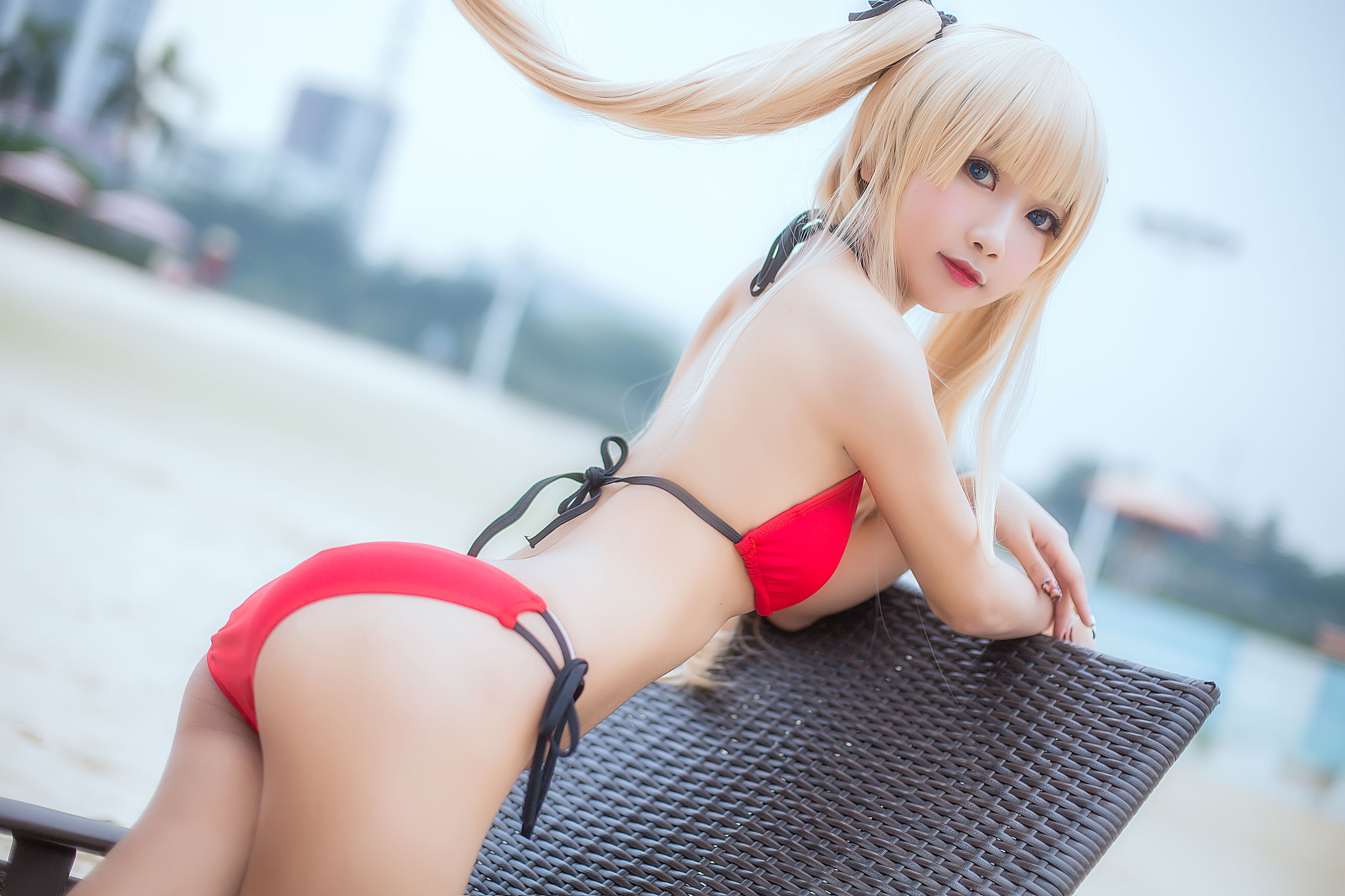 [萝莉COS] 鬼畜瑶 – 泳装魔女 Cosplay-第2张