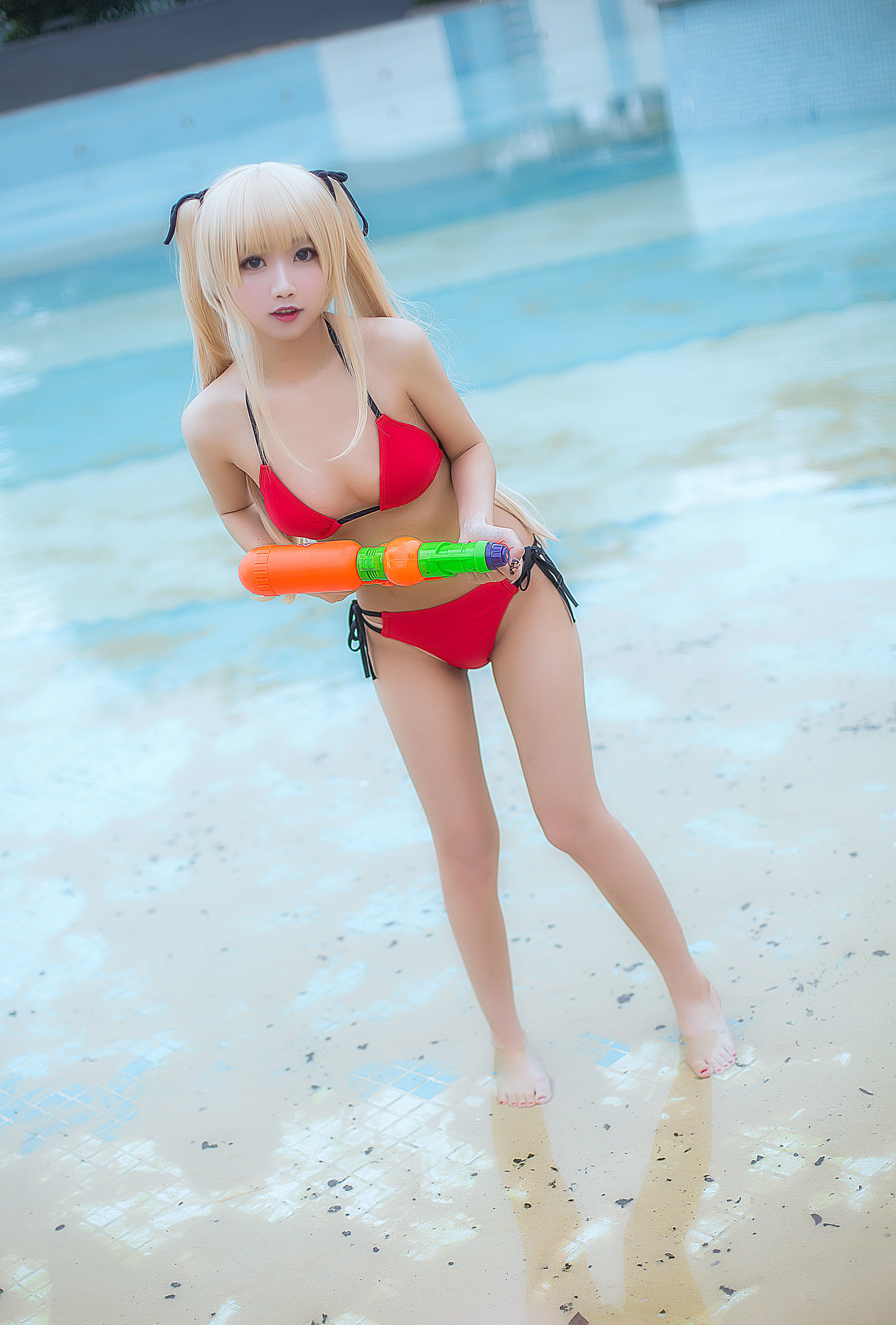 [萝莉COS] 鬼畜瑶 – 泳装魔女 Cosplay-第7张