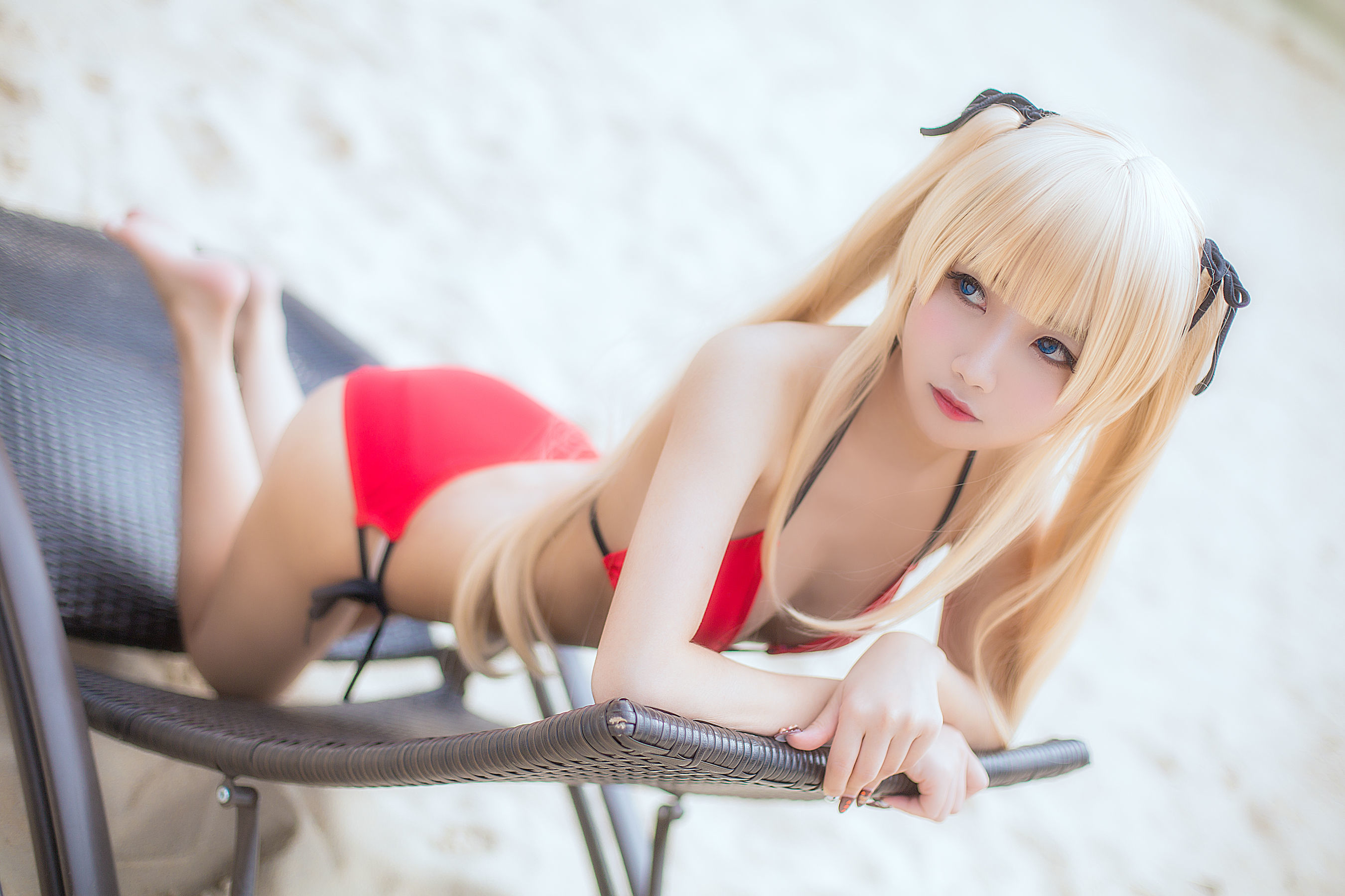 [萝莉COS] 鬼畜瑶 – 泳装魔女 Cosplay-第12张