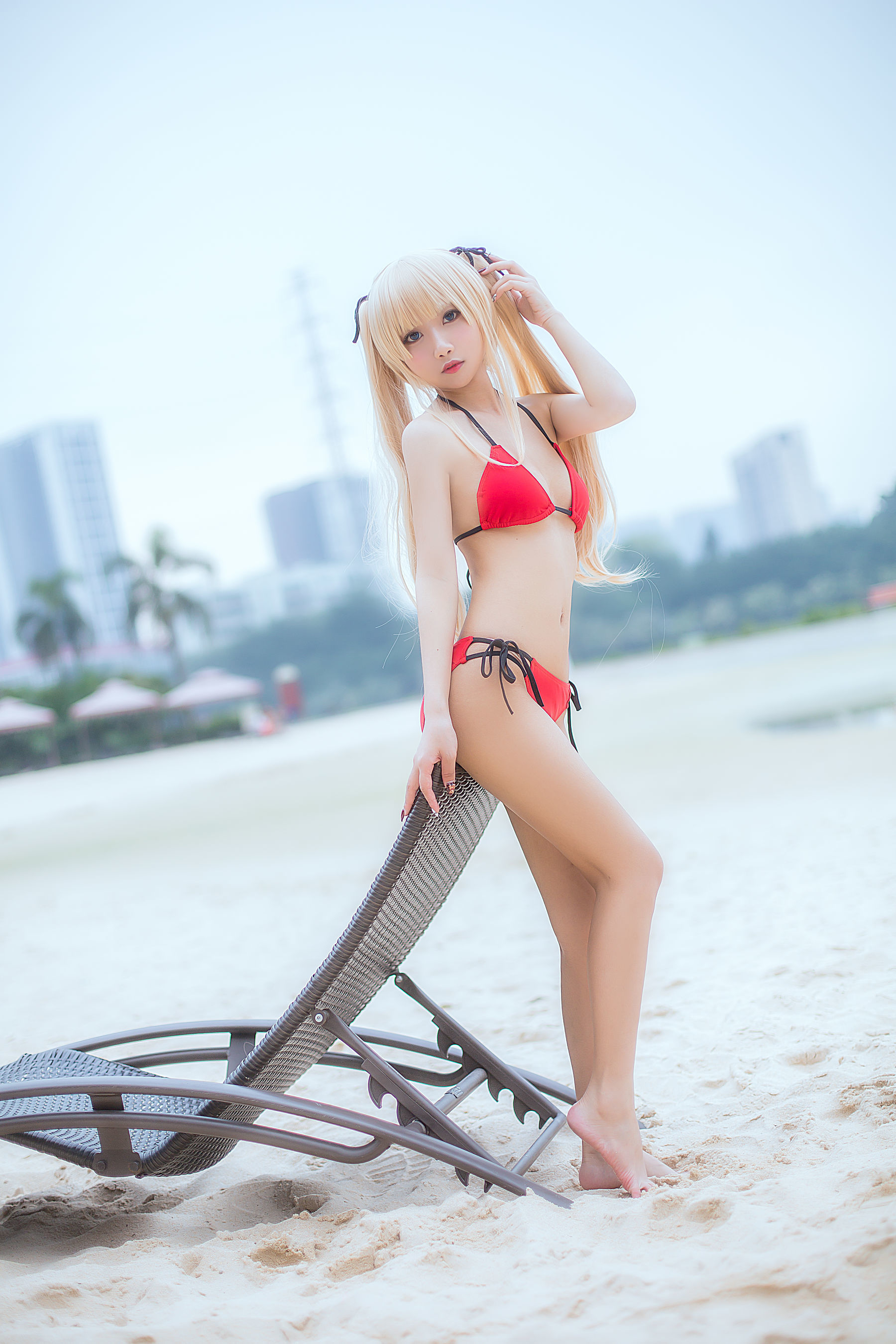 [萝莉COS] 鬼畜瑶 – 泳装魔女 Cosplay-第14张