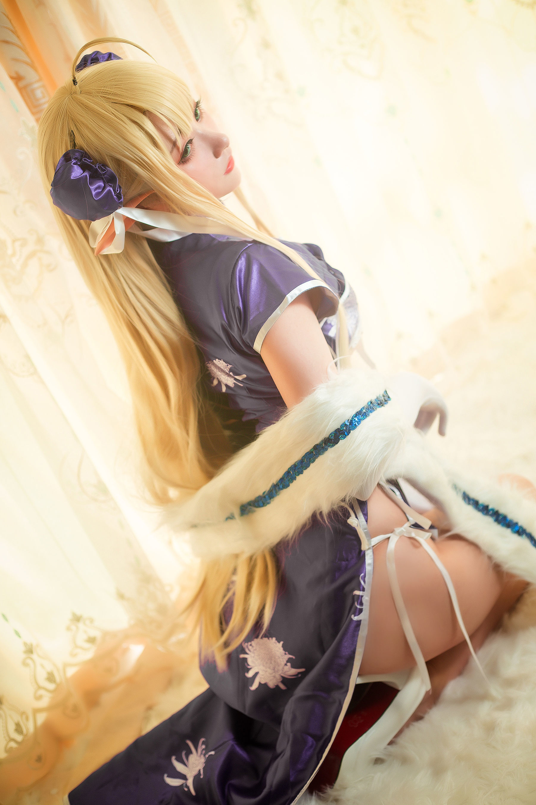 高颜值coser念念_D – 半人马旗袍 Cosplay-第1张