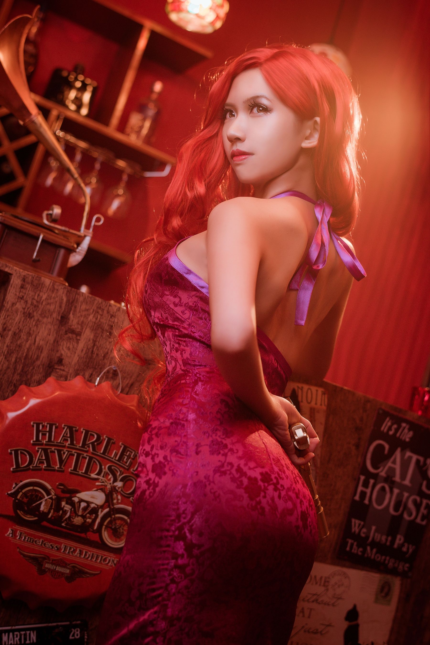 超人气Coser鳗鱼霏儿 – 厄运小姐 Cosplay-第5张