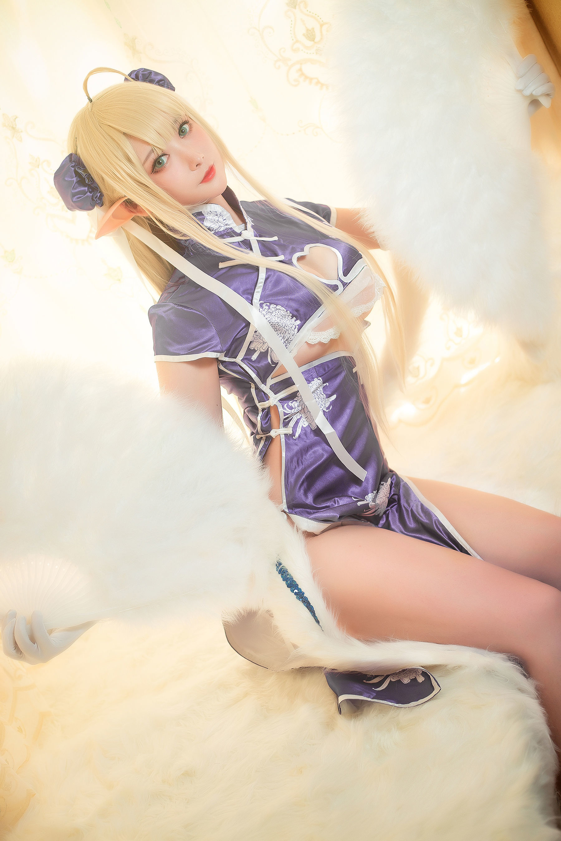 高颜值coser念念_D – 半人马旗袍 Cosplay-第6张