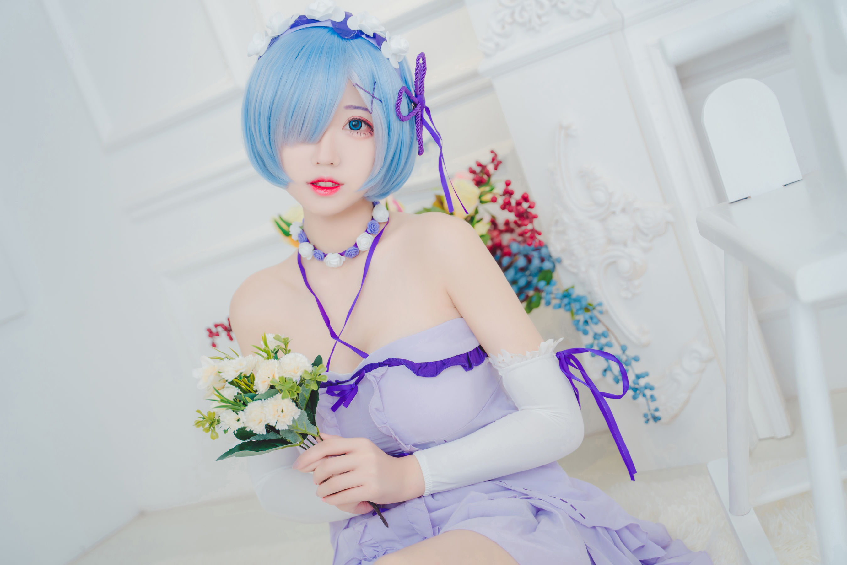 猫君君MaoJun – 雷姆生日 Cosplay-第2张