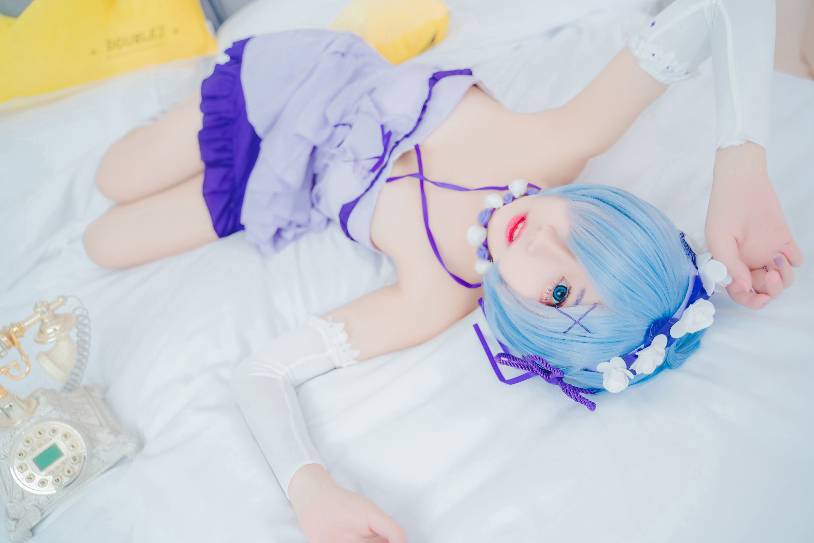 猫君君MaoJun – 雷姆生日 Cosplay-第4张