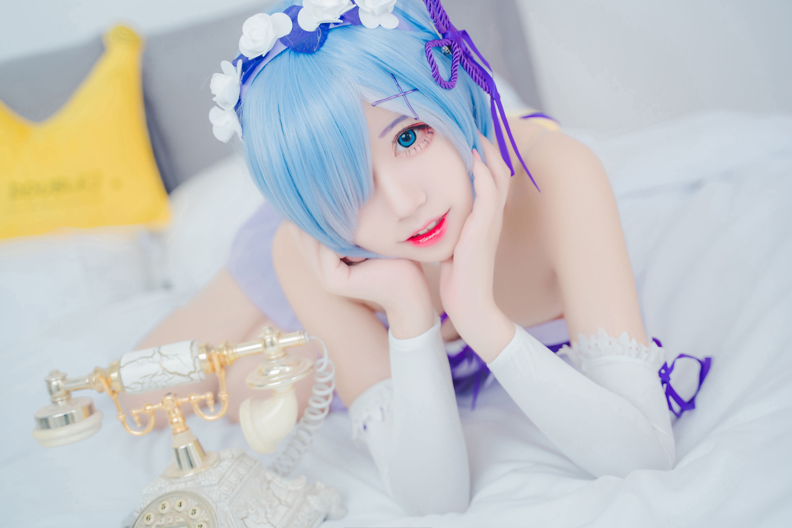 猫君君MaoJun – 雷姆生日 Cosplay-第5张
