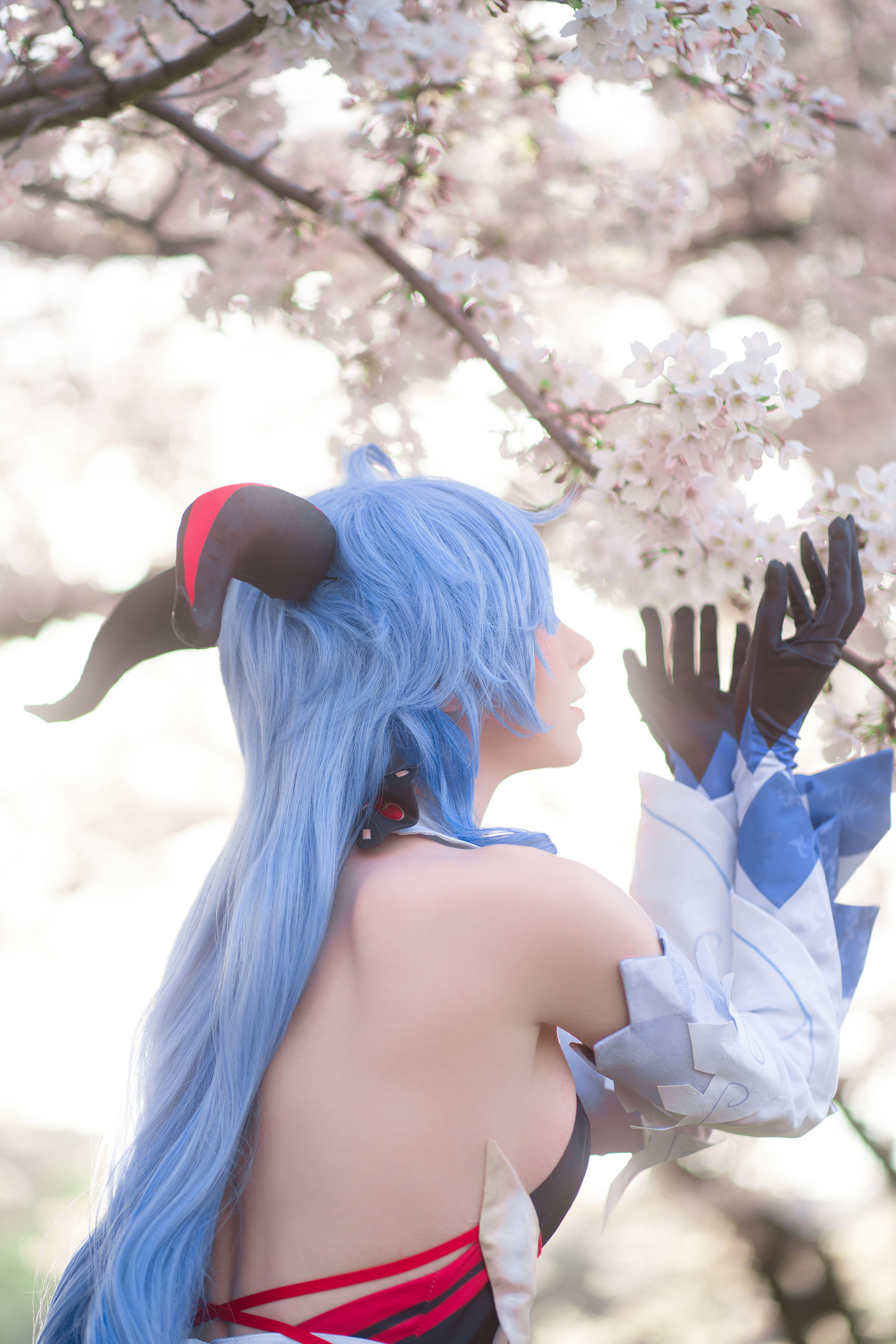 Peach milky – Ganyu Cosplay-第1张