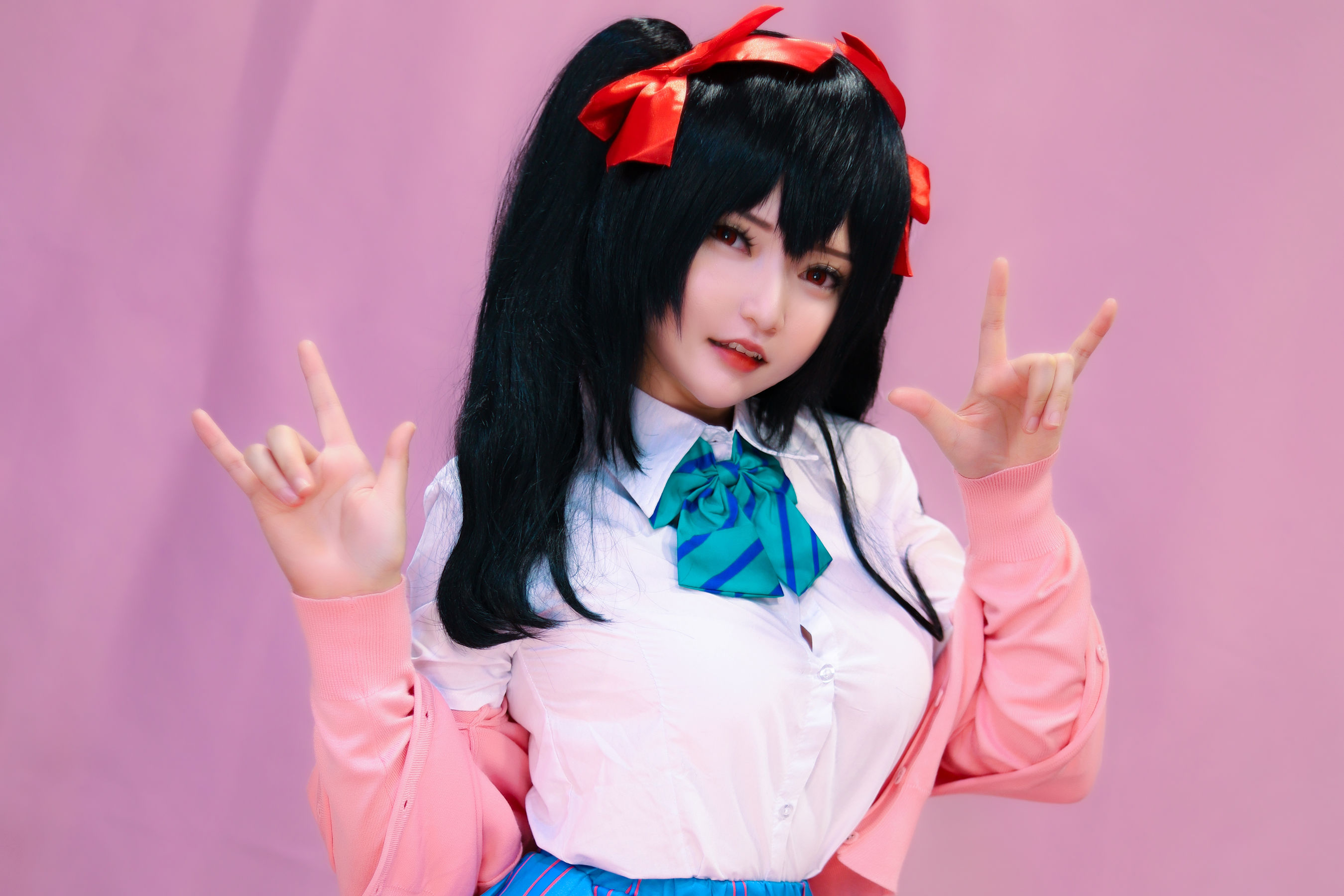 Coser小姐姐Potato Godzilla – Nico Yazawa Cosplay-第1张