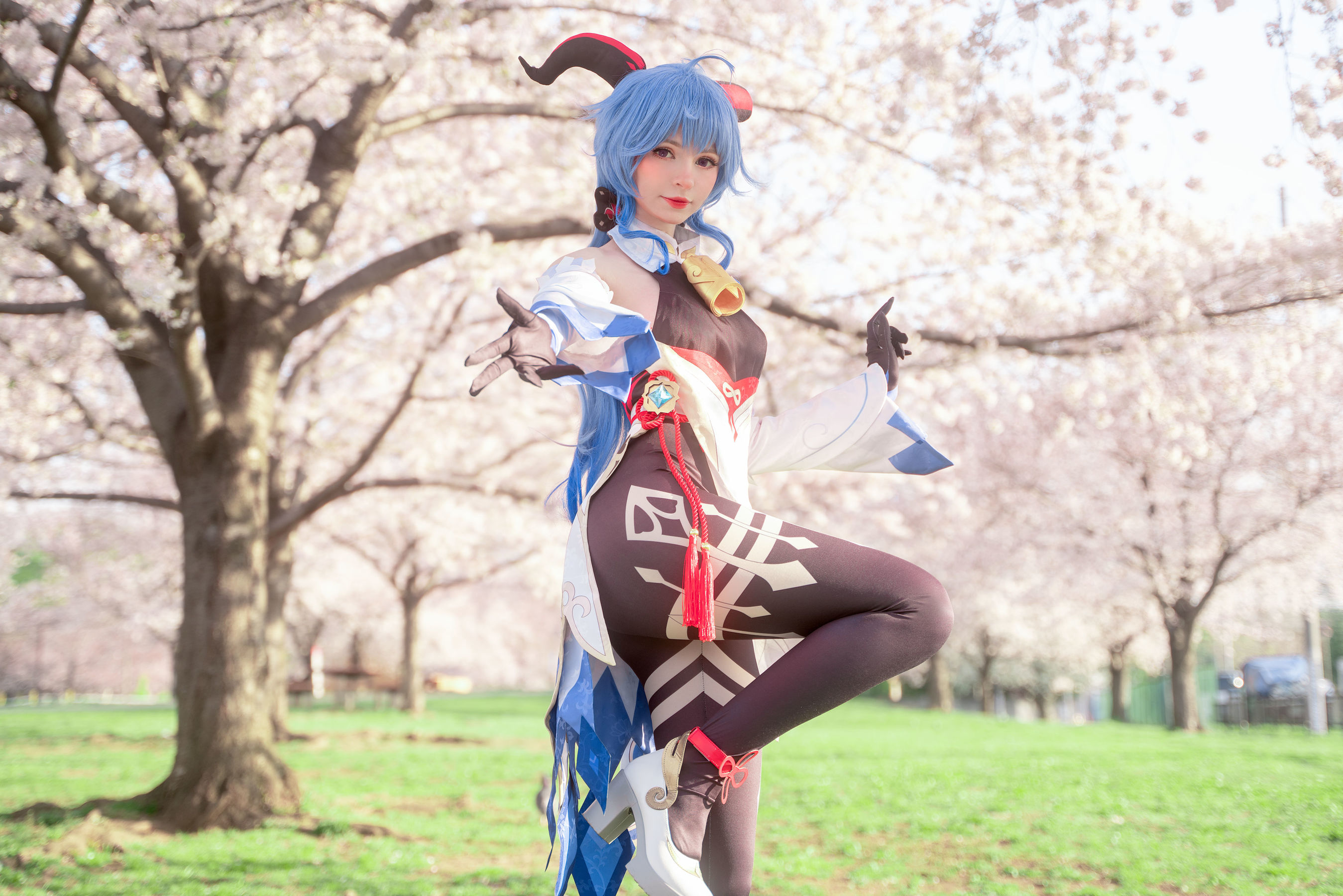 Peach milky – Ganyu Cosplay-第5张