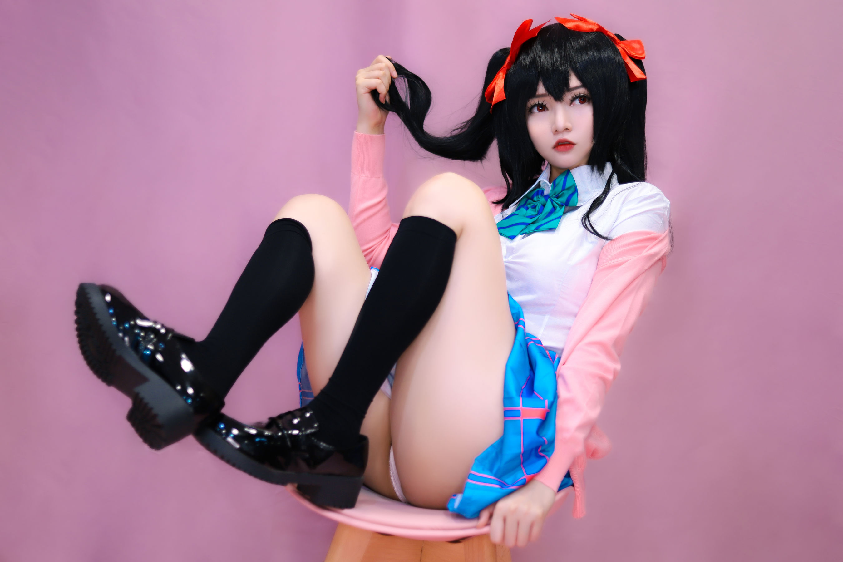 Coser小姐姐Potato Godzilla – Nico Yazawa Cosplay-第10张