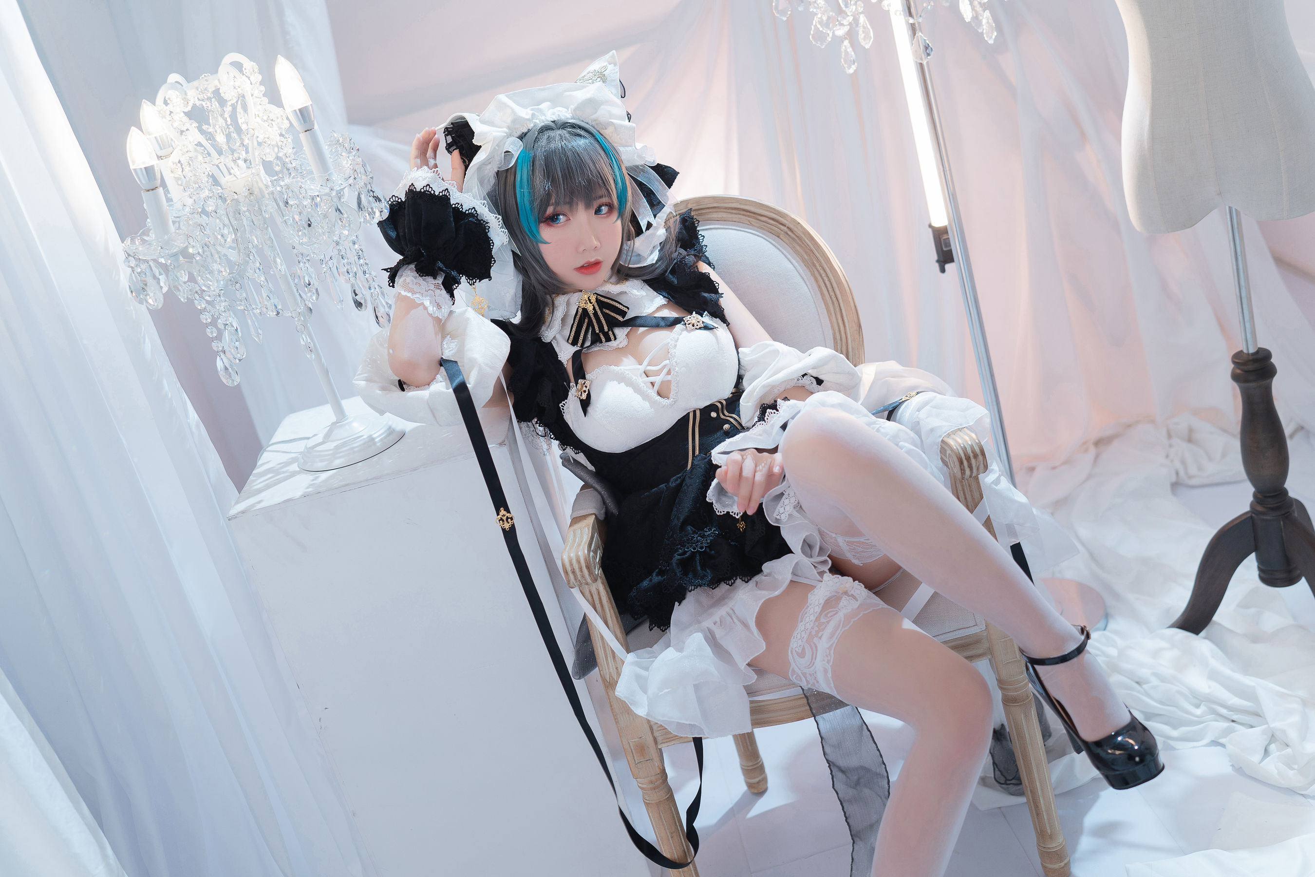 可爱人气Coser面饼仙儿 – 柴郡 Cosplay-第1张