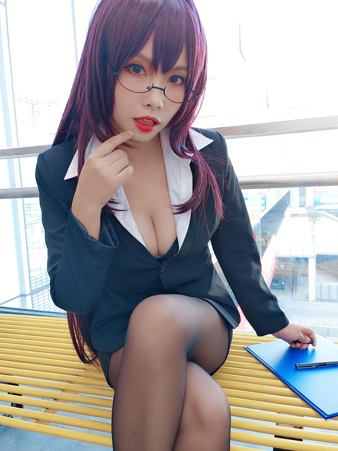 Neko-薇薇 – 斯卡哈自拍 Cosplay-第1张