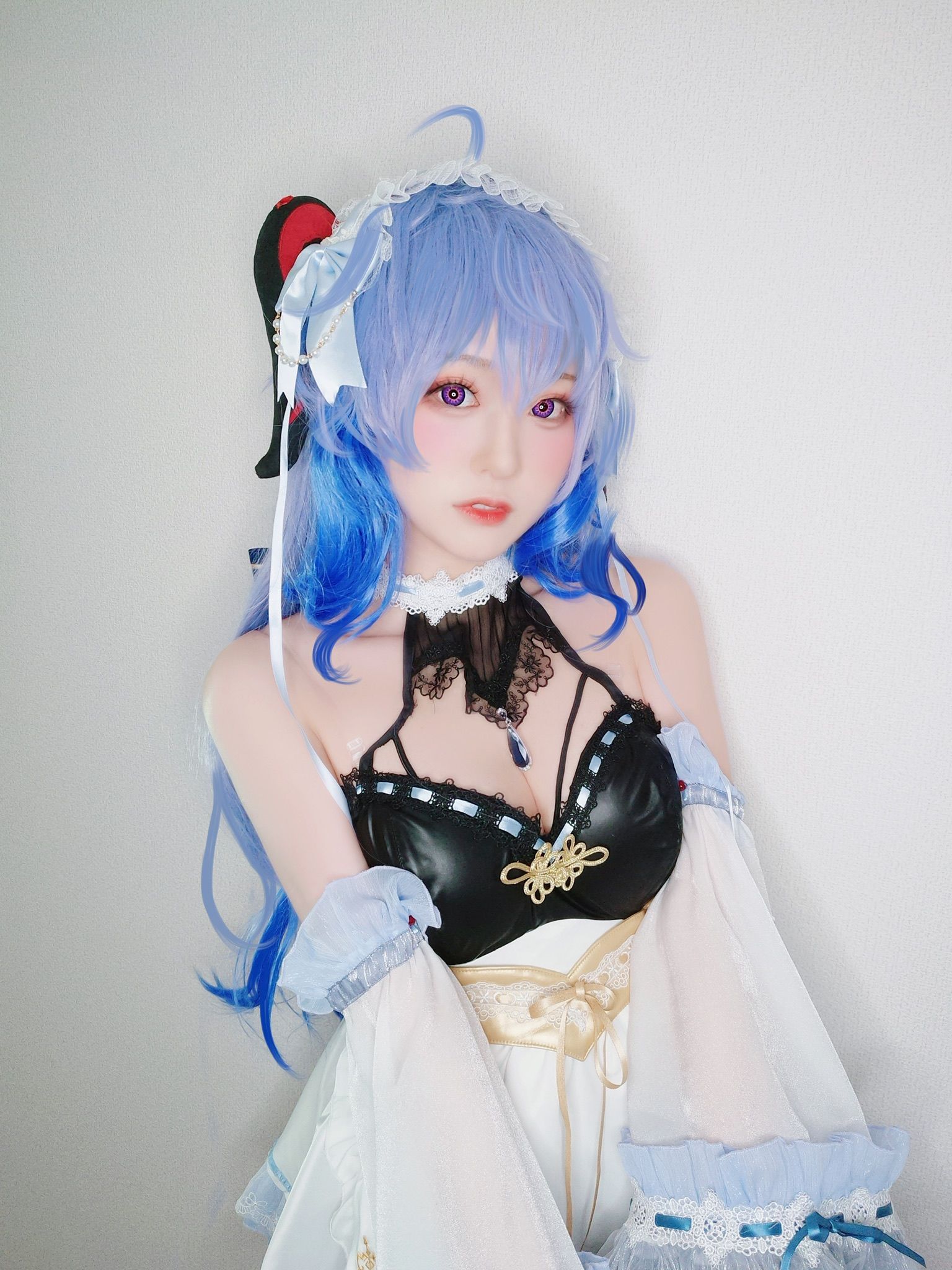 Yuki亭 – 甘雨メイド Cosplay-第7张