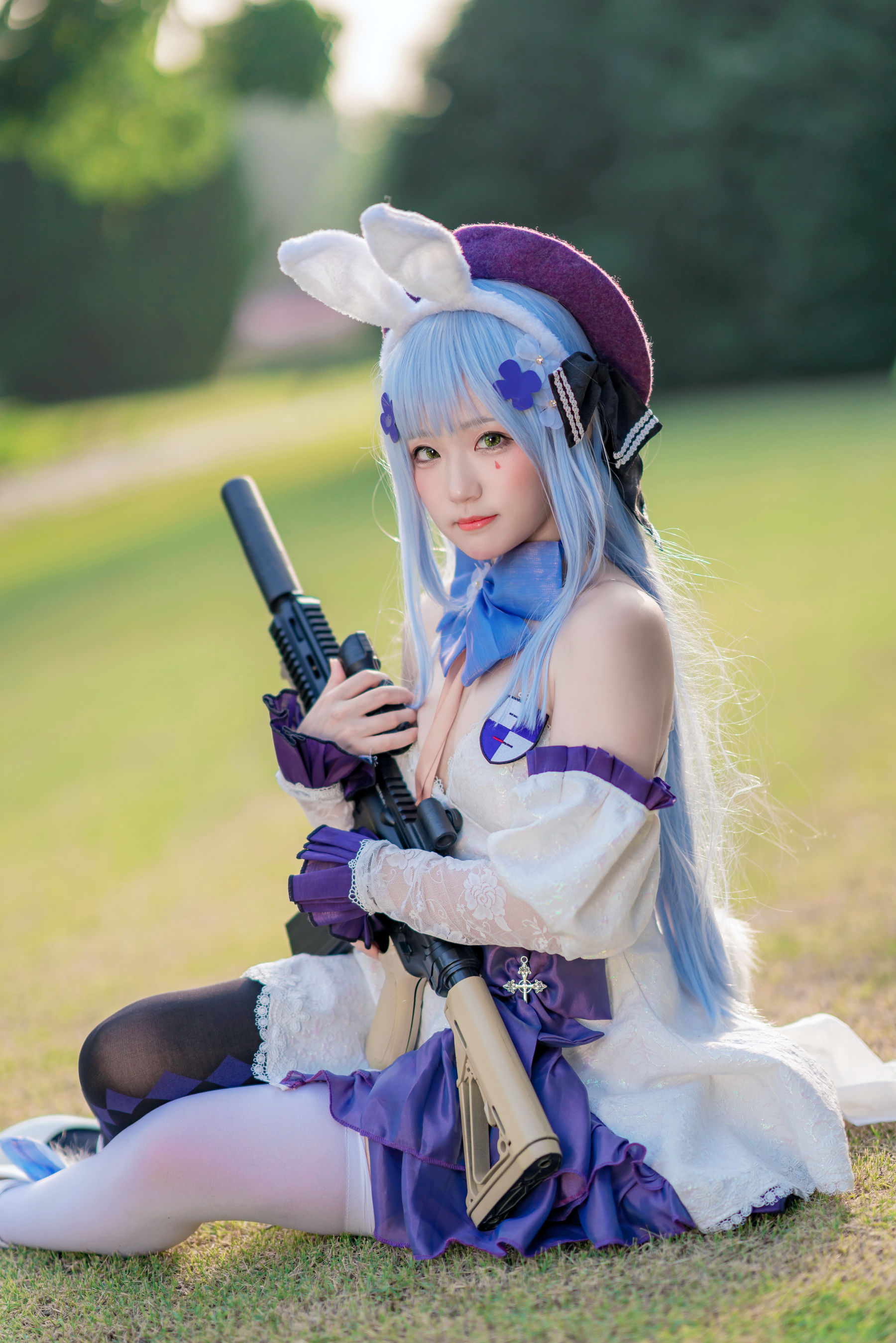 动漫博主Mime弥美 – 少女前线 HK416 Cosplay-第4张