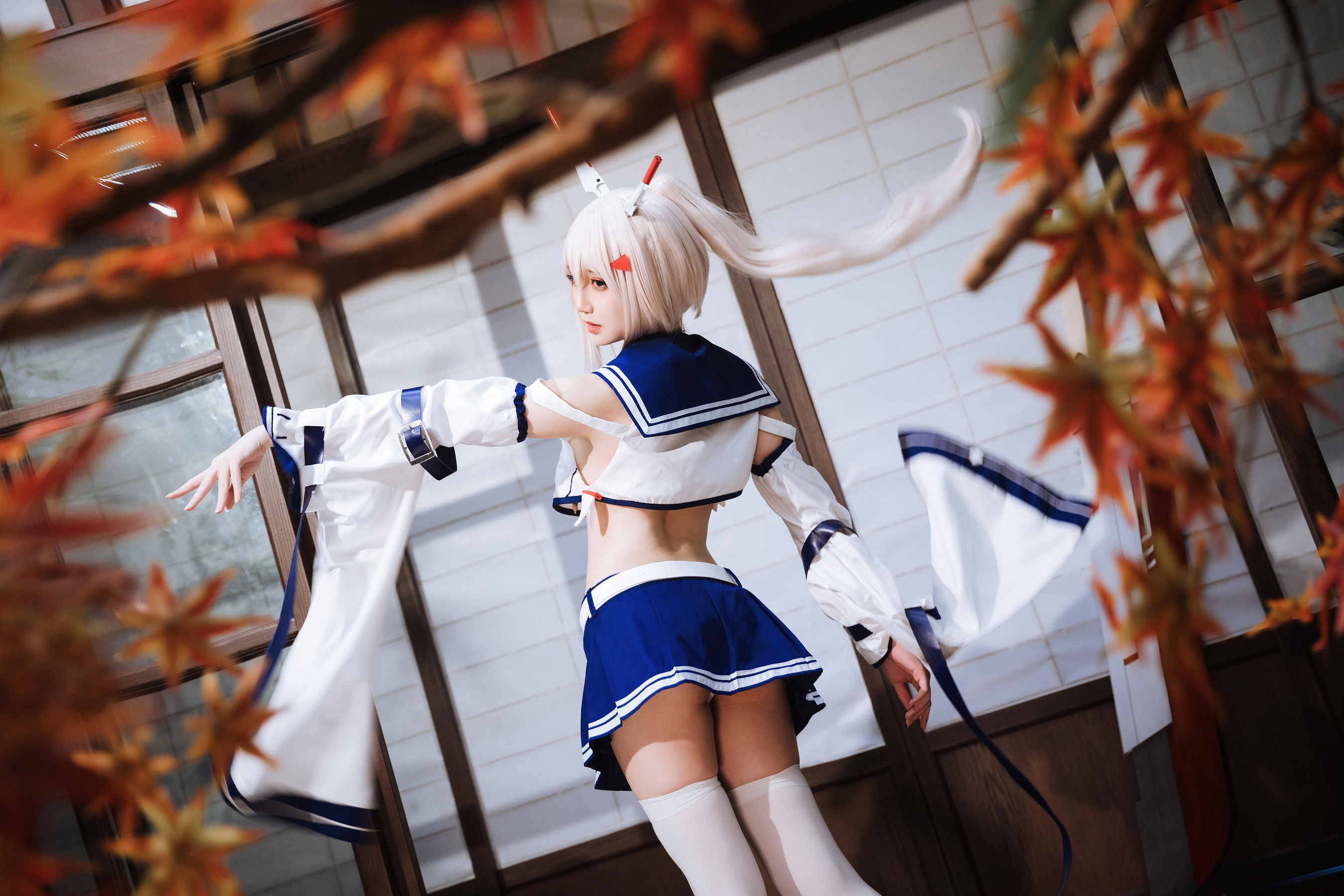 焖焖碳 – 绫波改 Cosplay-第2张