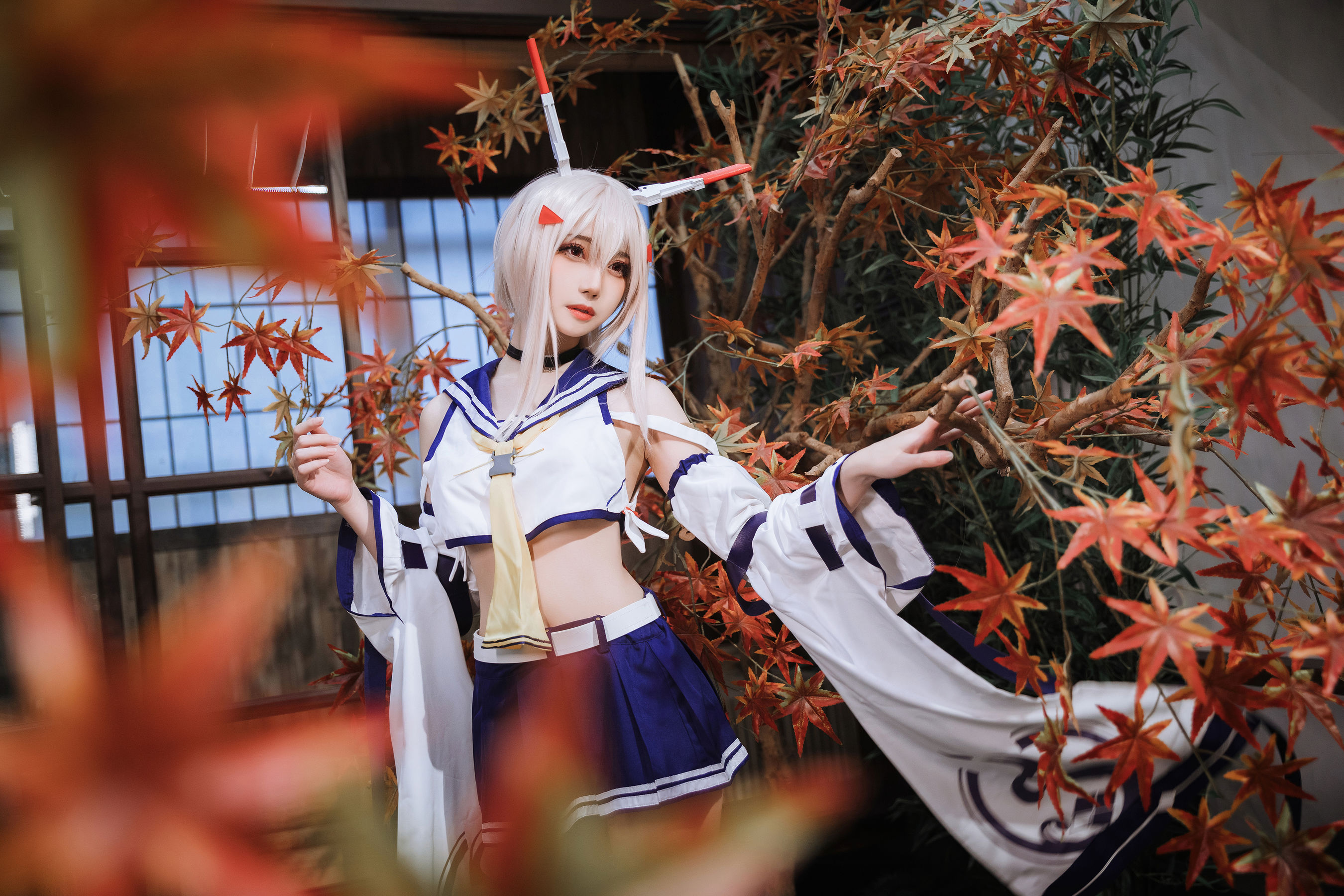 焖焖碳 – 绫波改 Cosplay-第3张