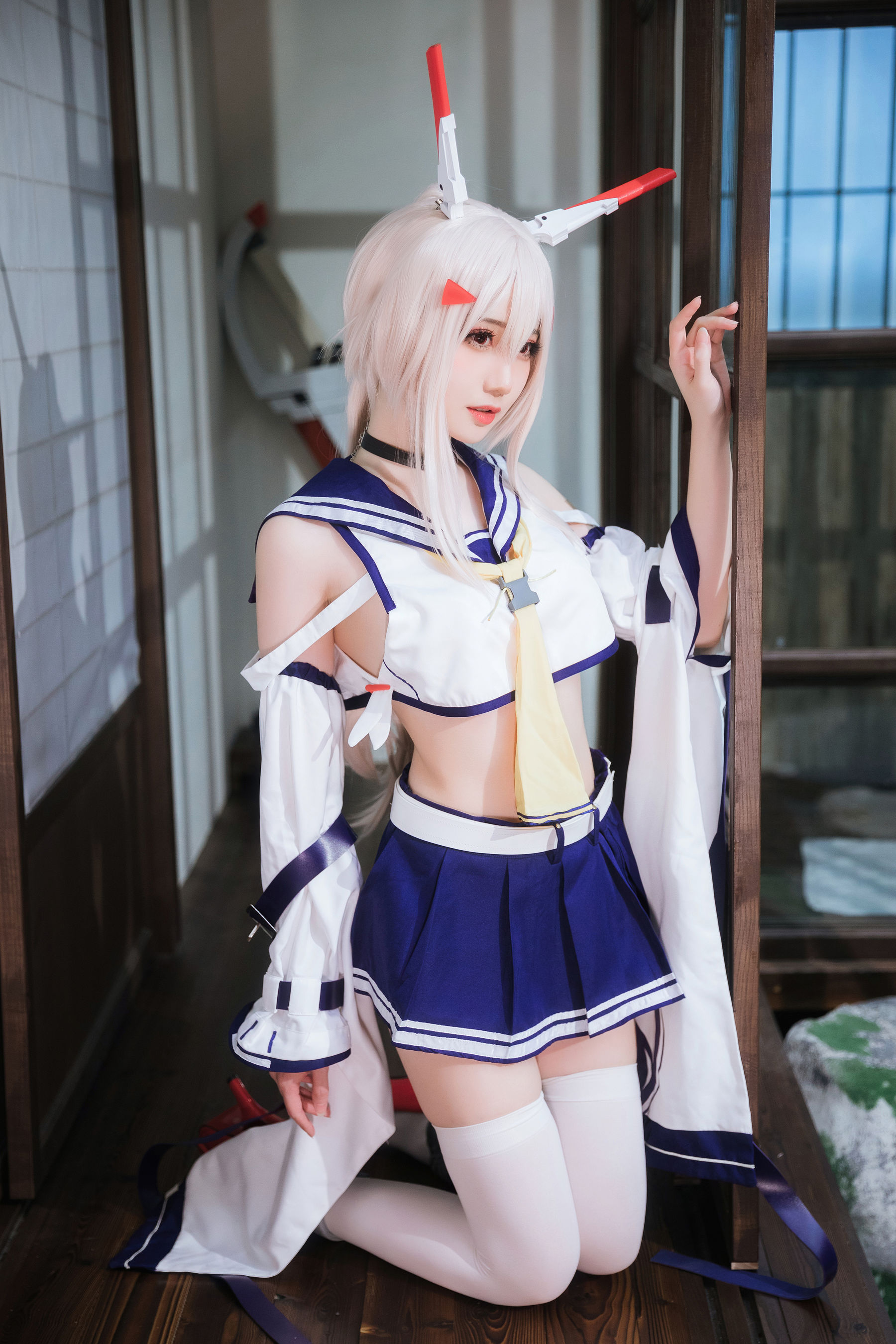 焖焖碳 – 绫波改 Cosplay-第5张