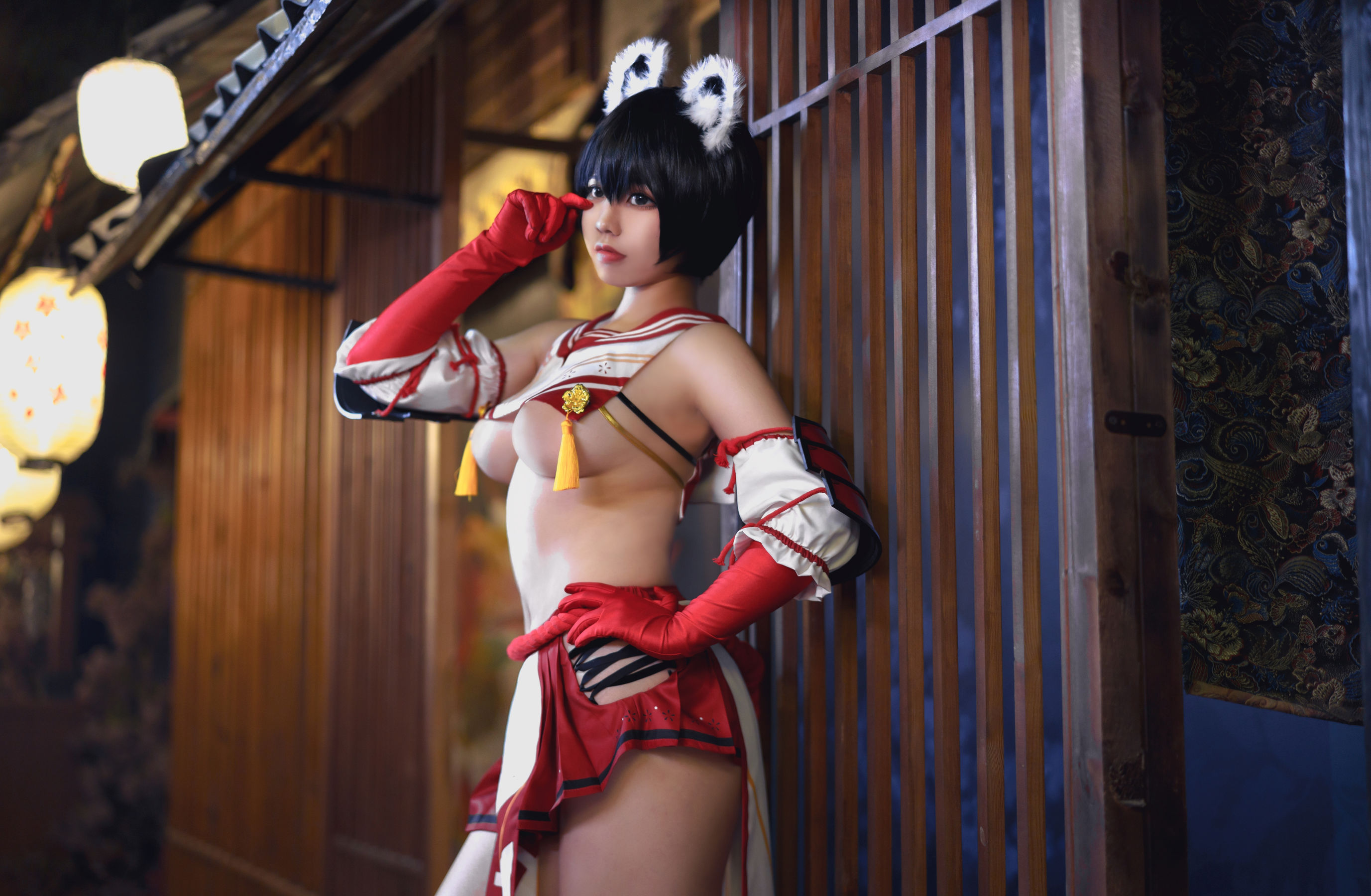 啊日日_Ganlory – 椿 Cosplay-第1张