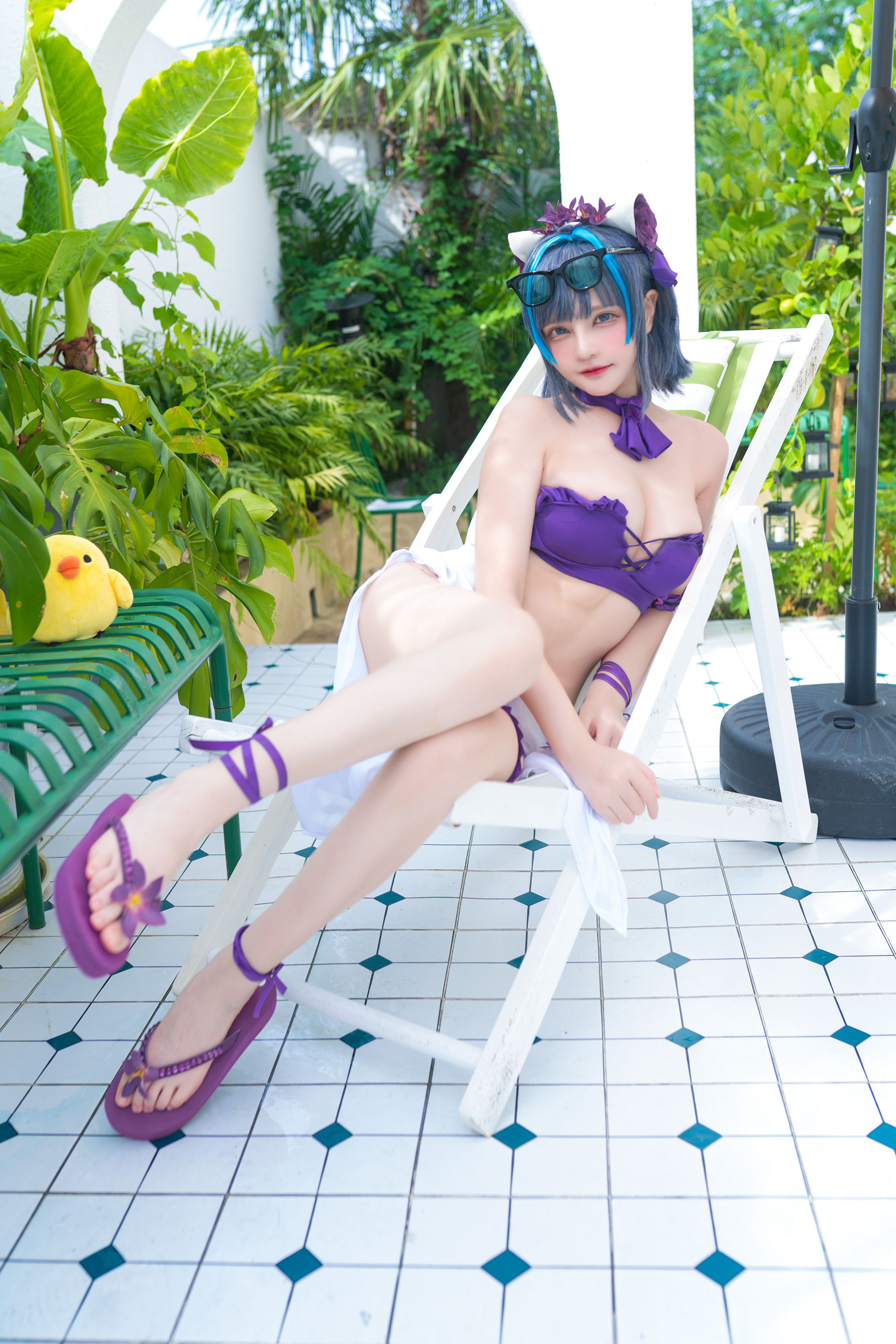 千夜未来（Senya Miku）- 柴郡电子 Cosplay-第1张