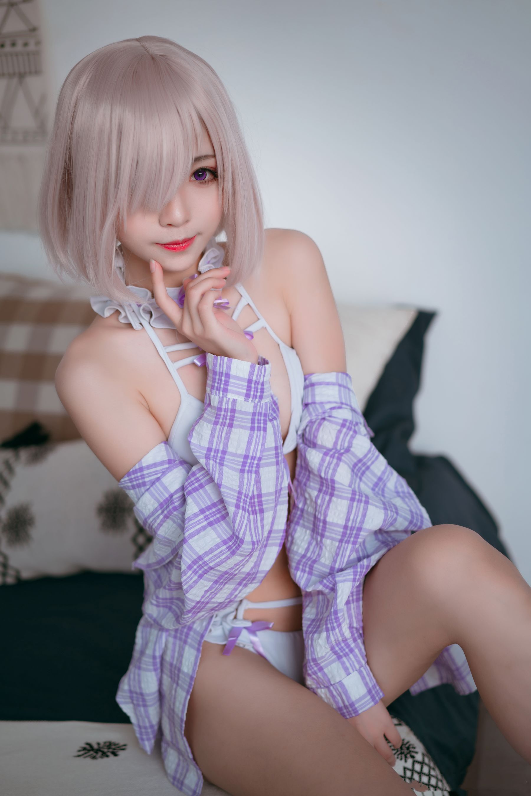 动漫博主大大卷卷小卷 – 白内衣 Cosplay-第12张