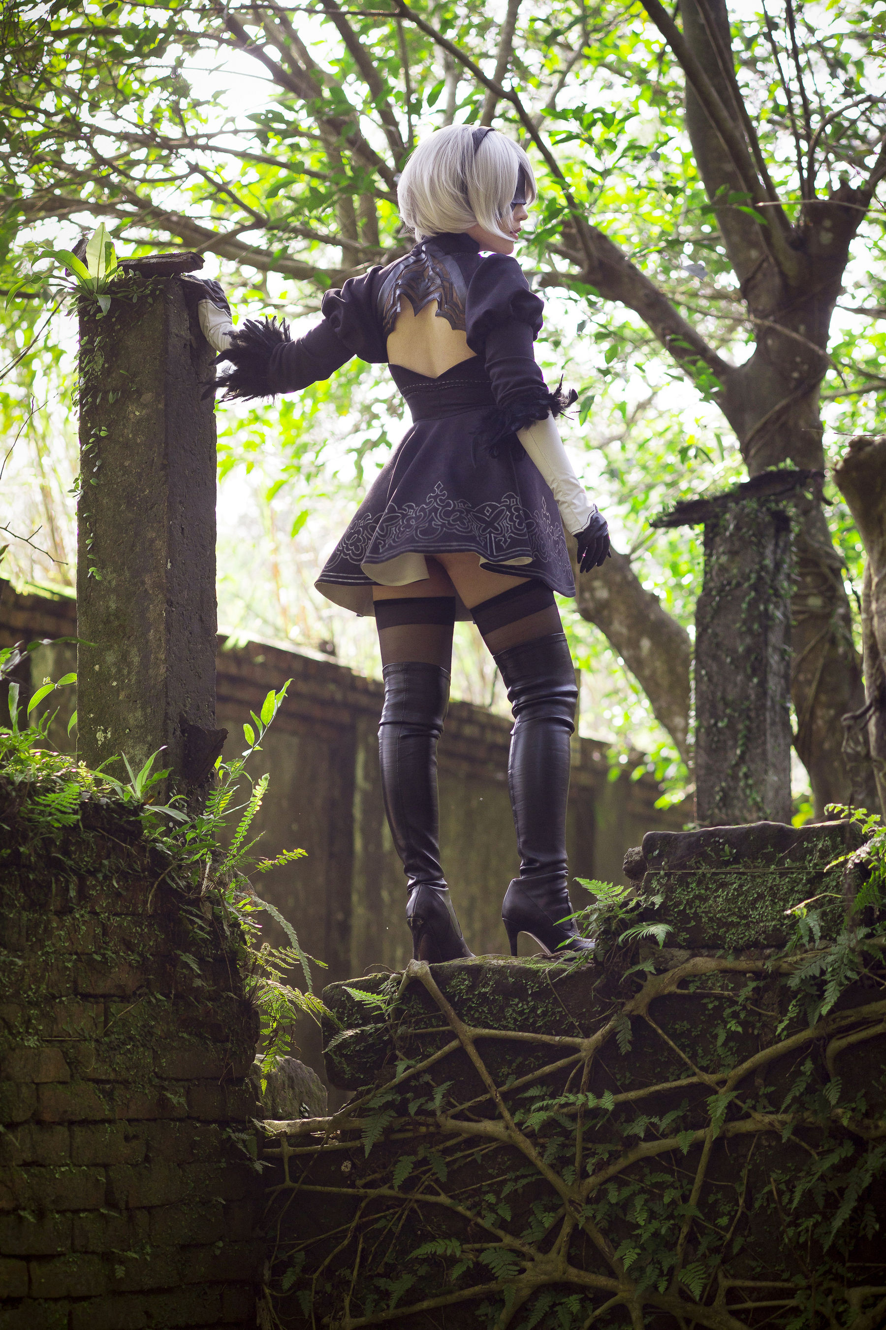Cos妹子千寻 – 2B Cosplay-第4张