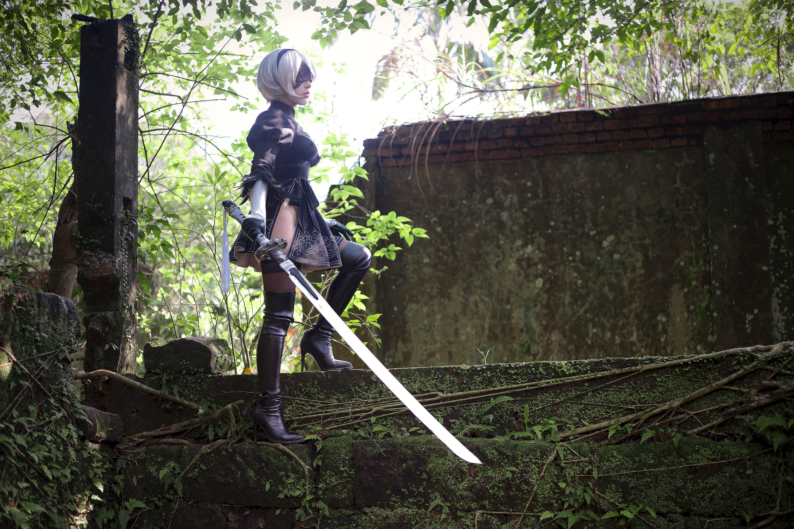Cos妹子千寻 – 2B Cosplay-第5张